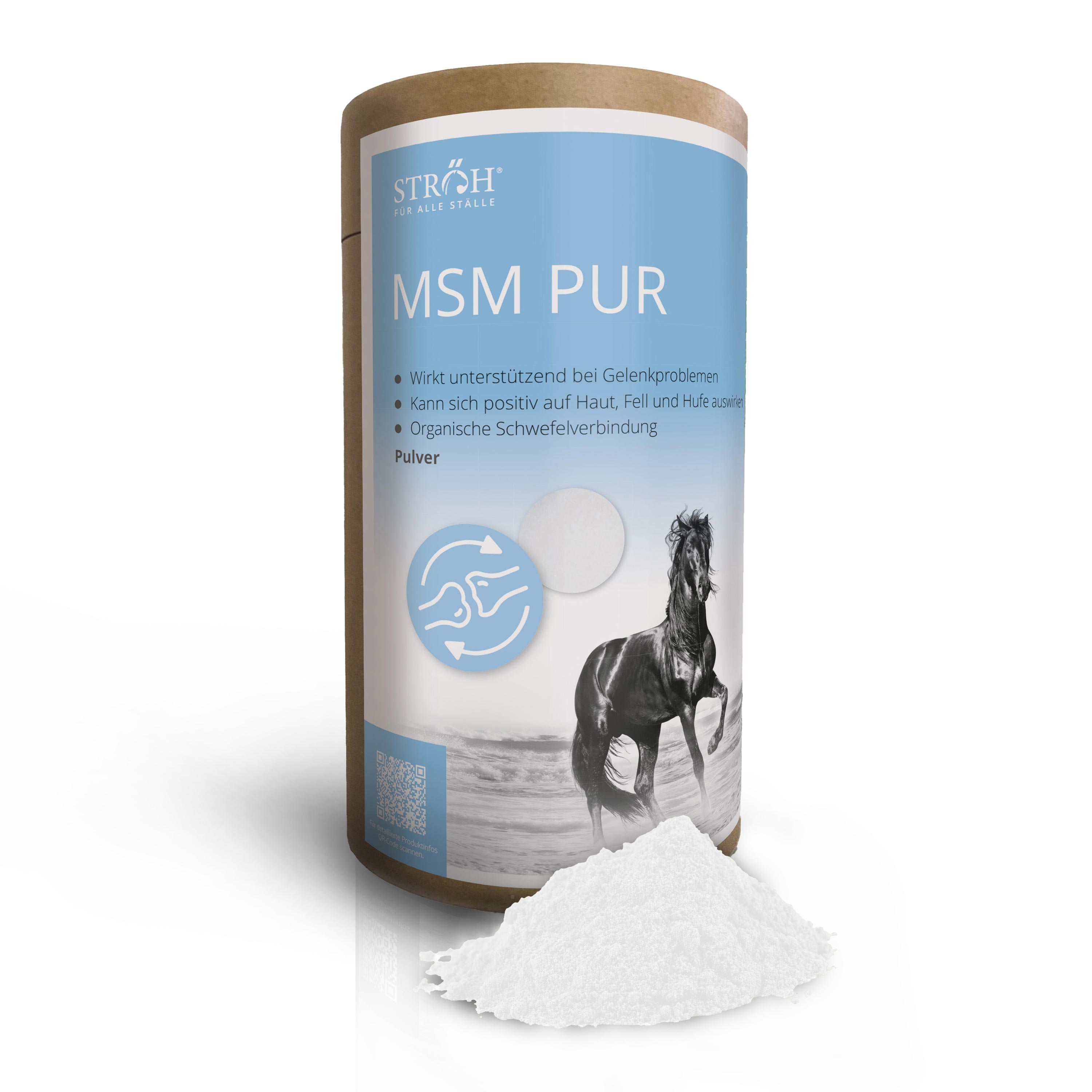 STRÖH Msm Pur 1,4 kg Feedbox Dose Für Bewegung und Erscheinung