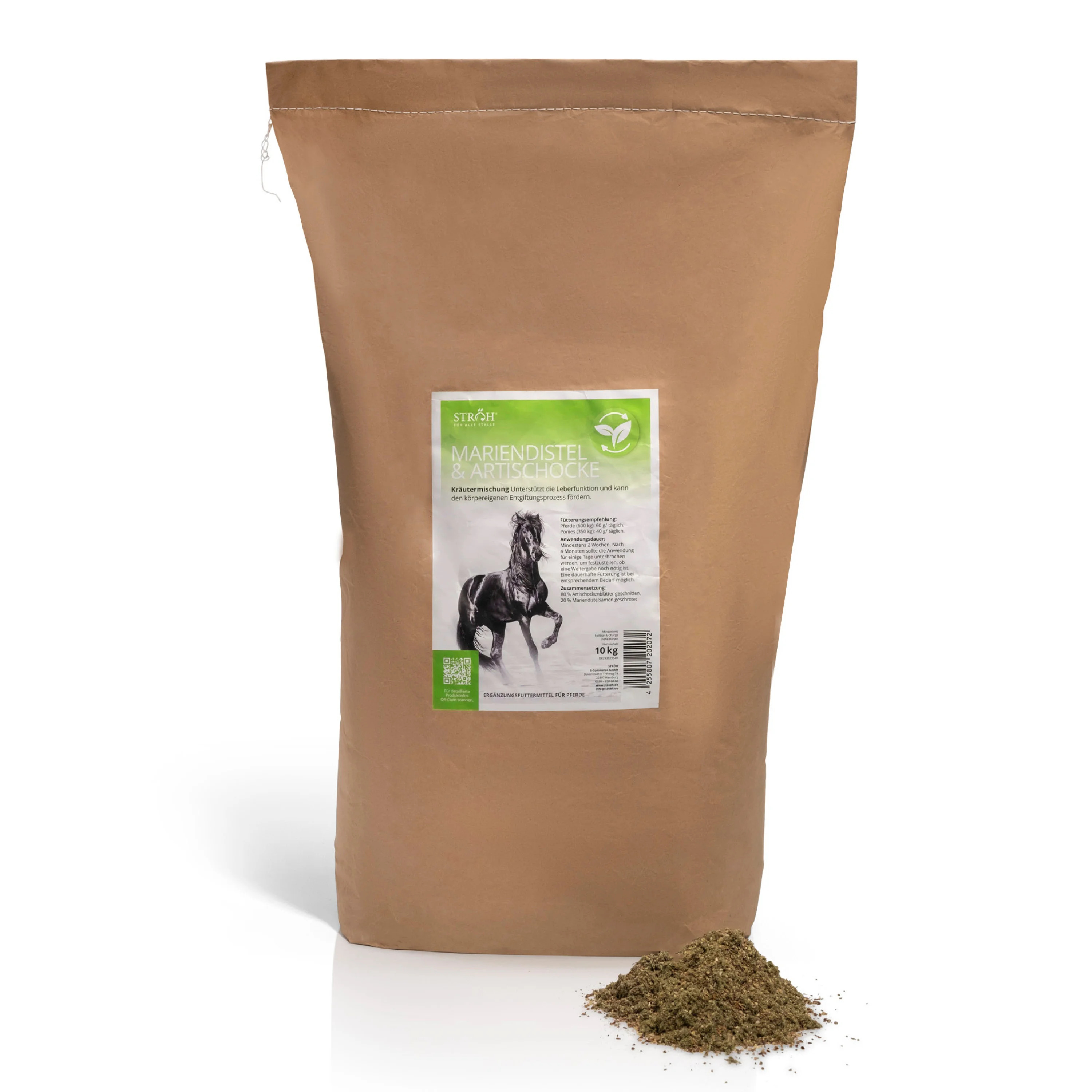 STRÖH Mariendistel & Artischocke 10kg Wohltat für die Leber