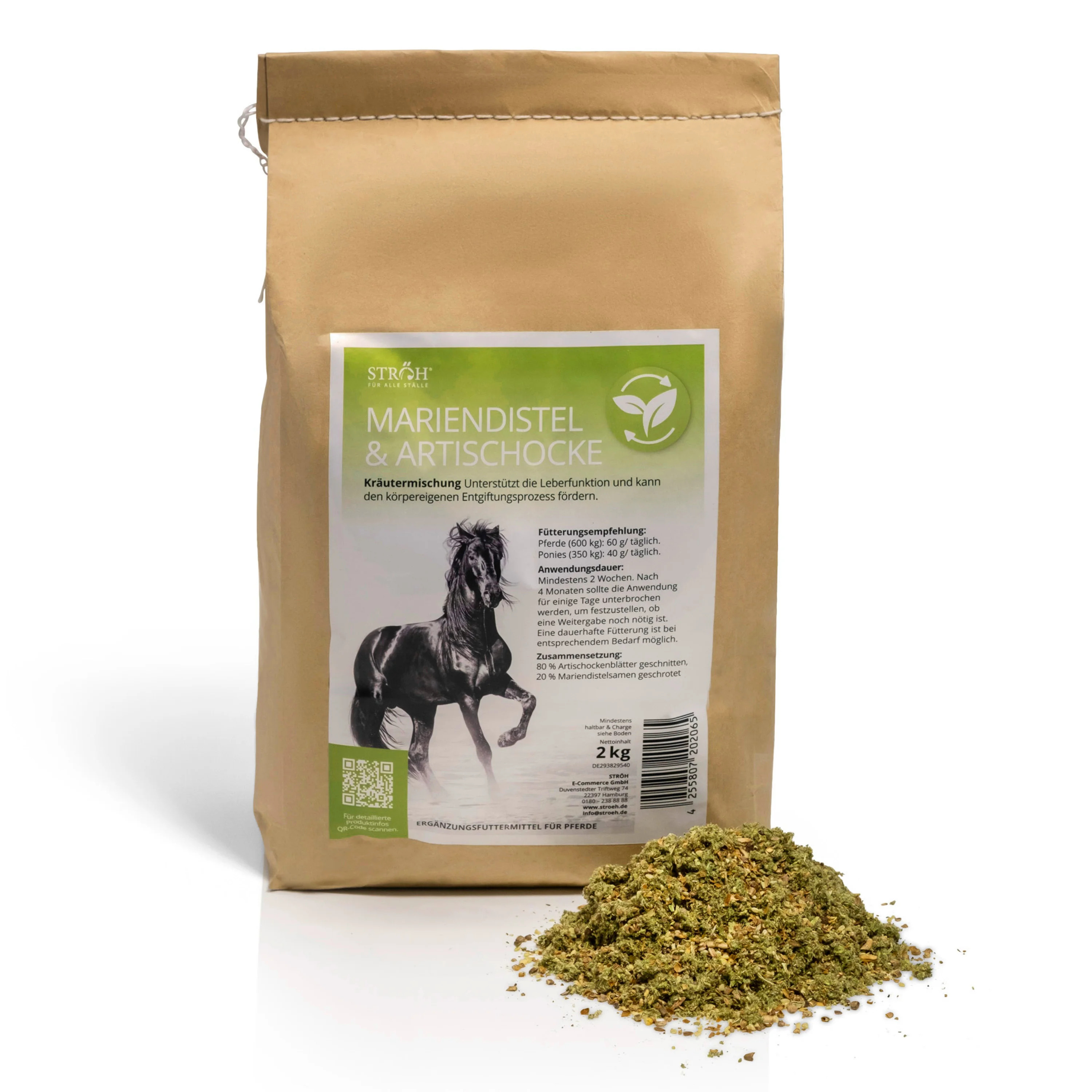 STRÖH Mariendistel & Artischocke 2kg Wohltat für die Leber