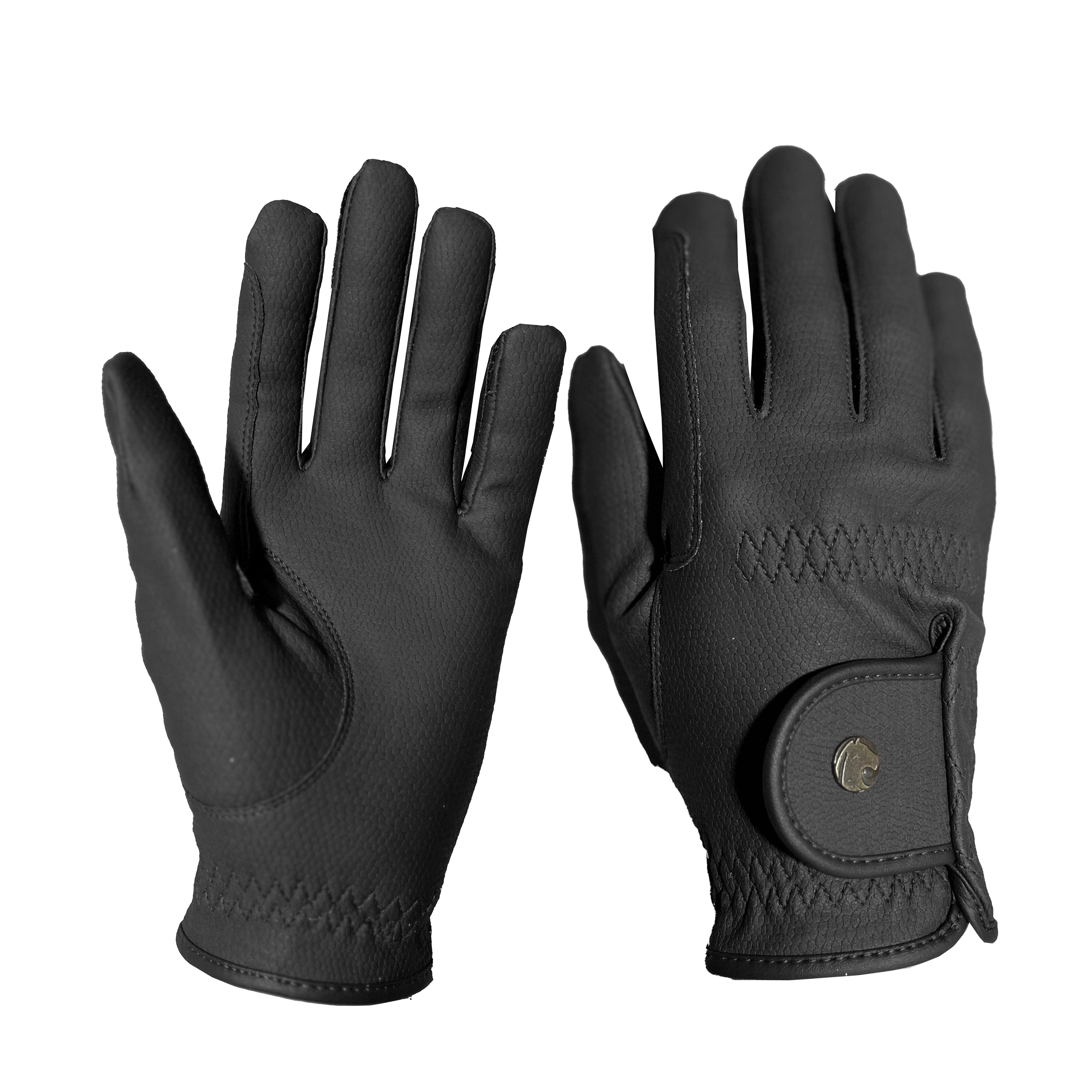 STRÖH Reithandschuhe CLASSICGrip Black, Gr. 9,5