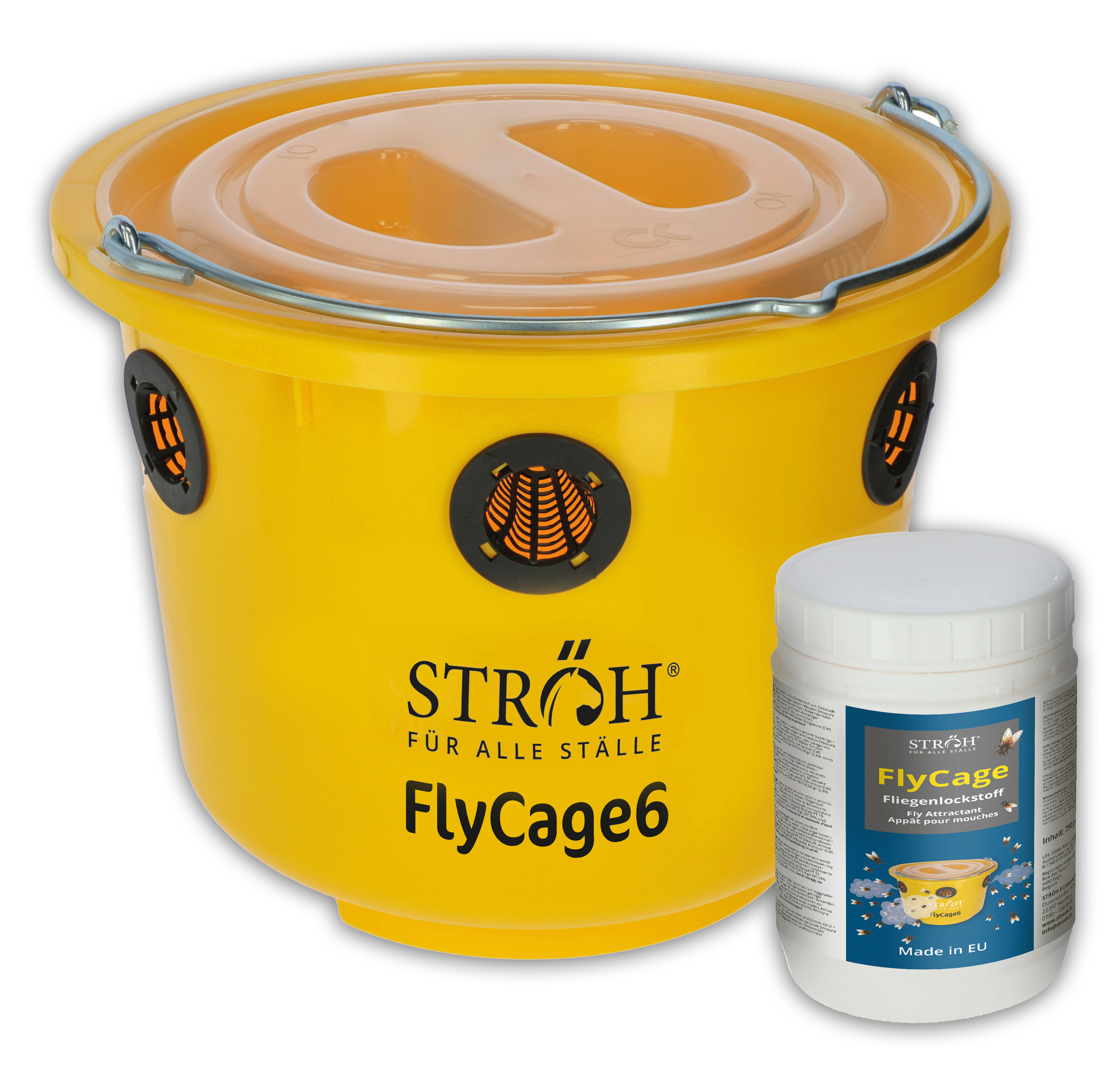 STRÖH Fliegenfalle FlyCage6 Effektive Fliegenfalle für den Außenbereich