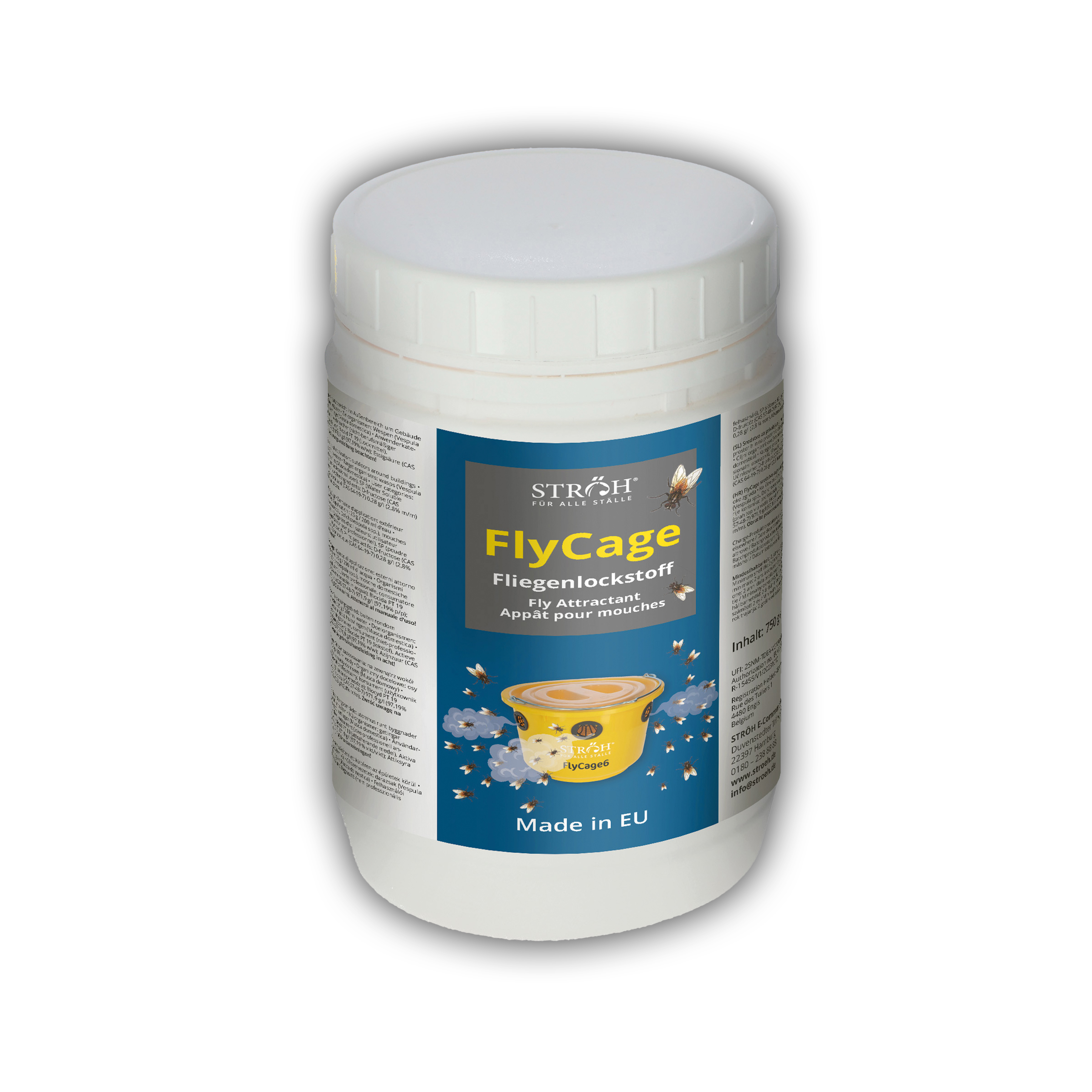 STRÖH Fliegenlockstoff FlyCage Für fliegenfreie Weiden und Paddocks