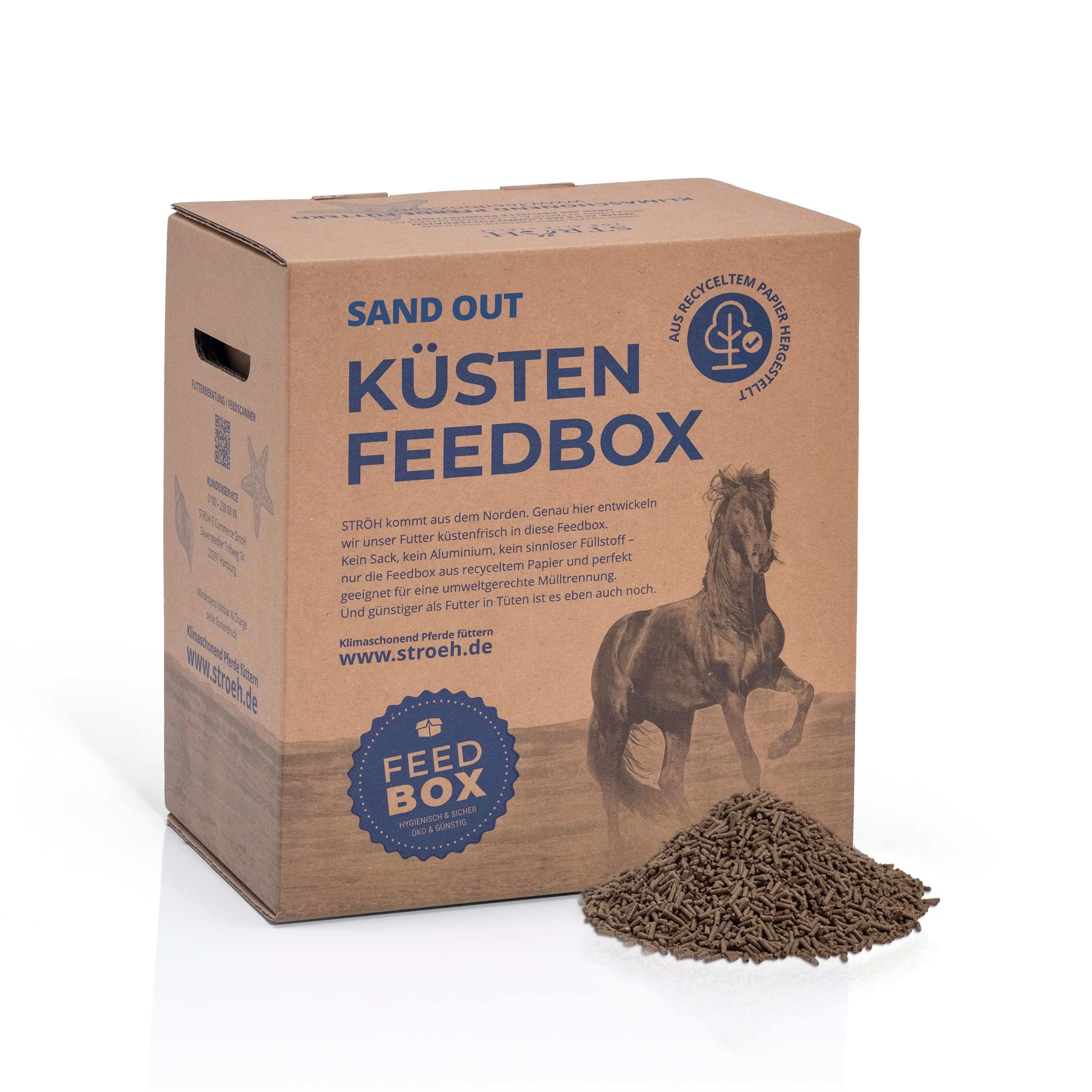 STRÖH SandOut 5 kg Feedbox Für eine gesunde Verdauung bei Kolikveranlagung