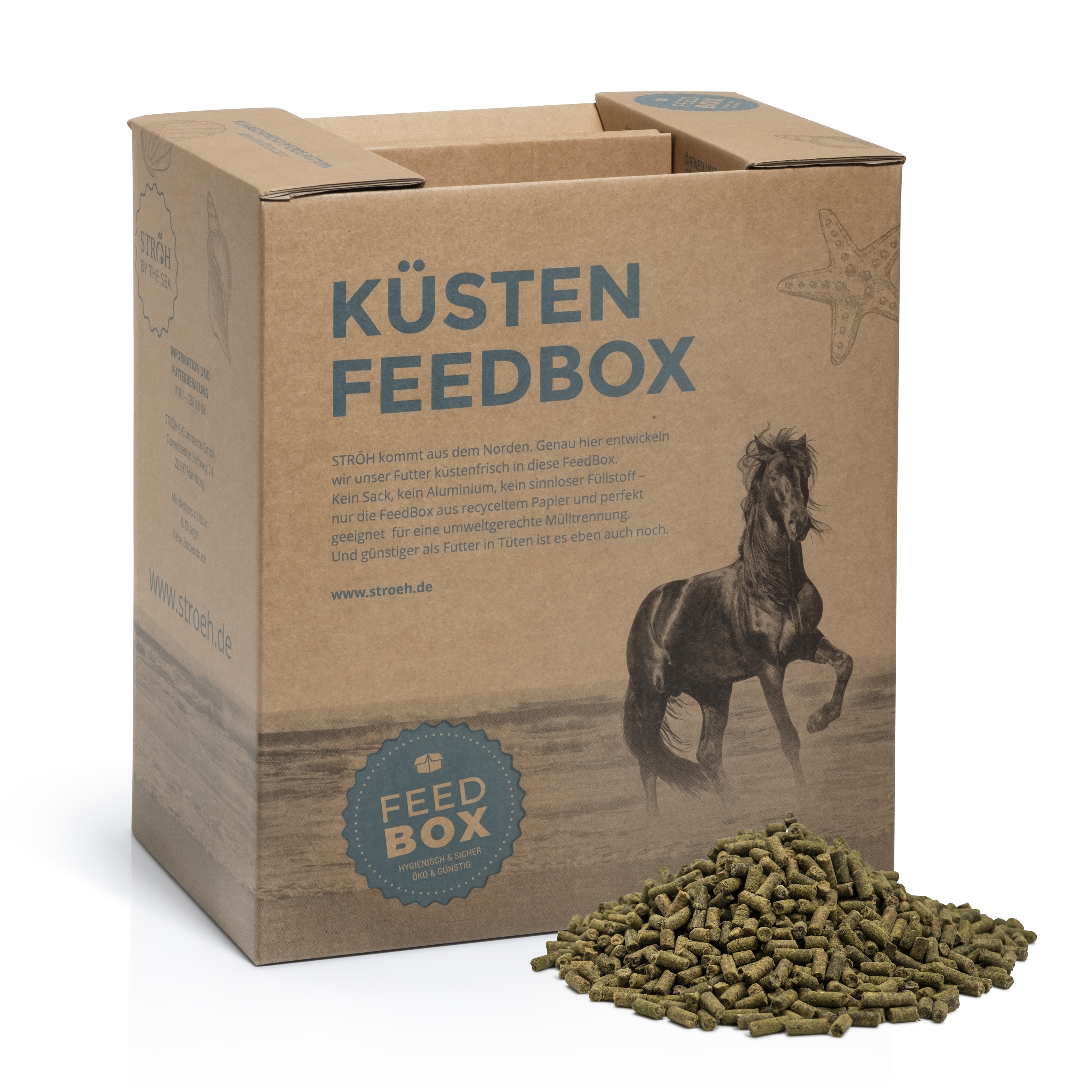STRÖH Sensitive MuscleDefender 12kg Feedbox Aufbaufutter für den Muskelapparat