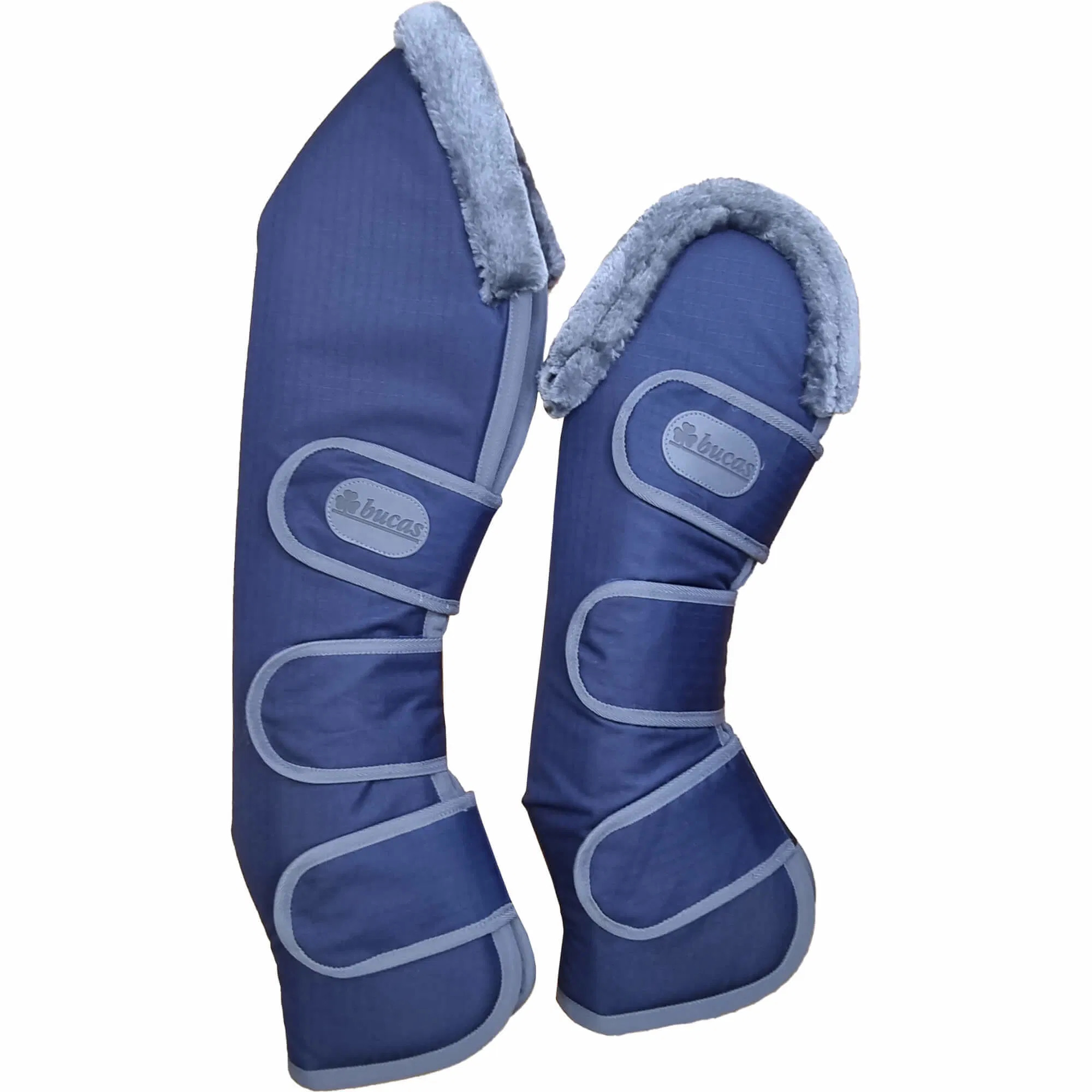 Bucas Transportgamaschen Show-Line Boots Gr. Cob, Navy/ Grey
