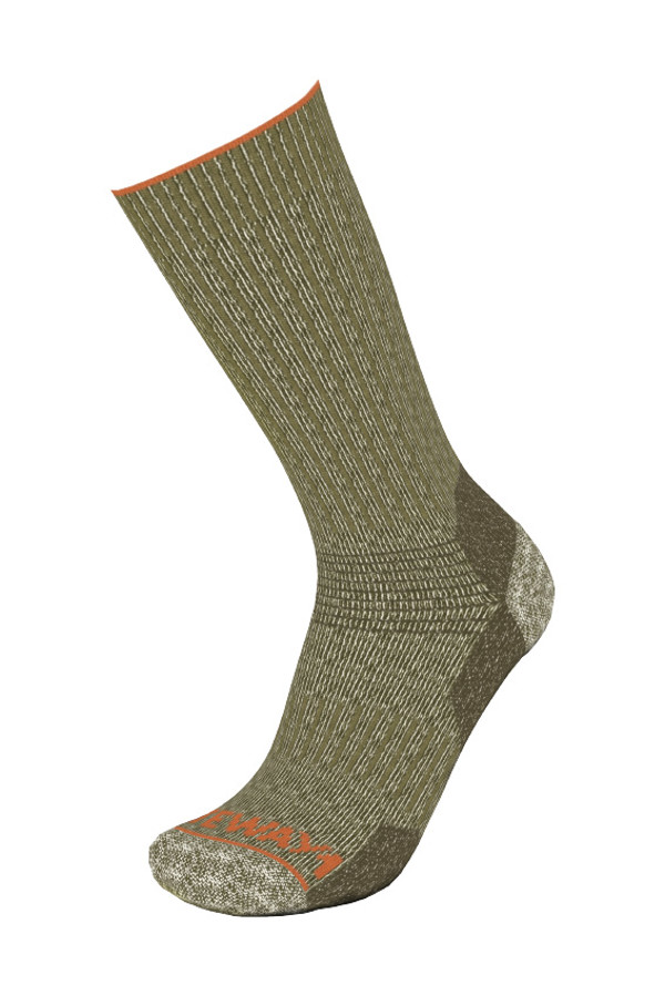 Gateway1 Socken Ultra Calf Sock Dunkelbraun Melange, Gr. 46 - 50 Eu