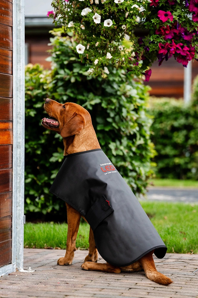 Horseware Led-Rotlicht-Therapie-Hundemantel Schwarz / Onesize