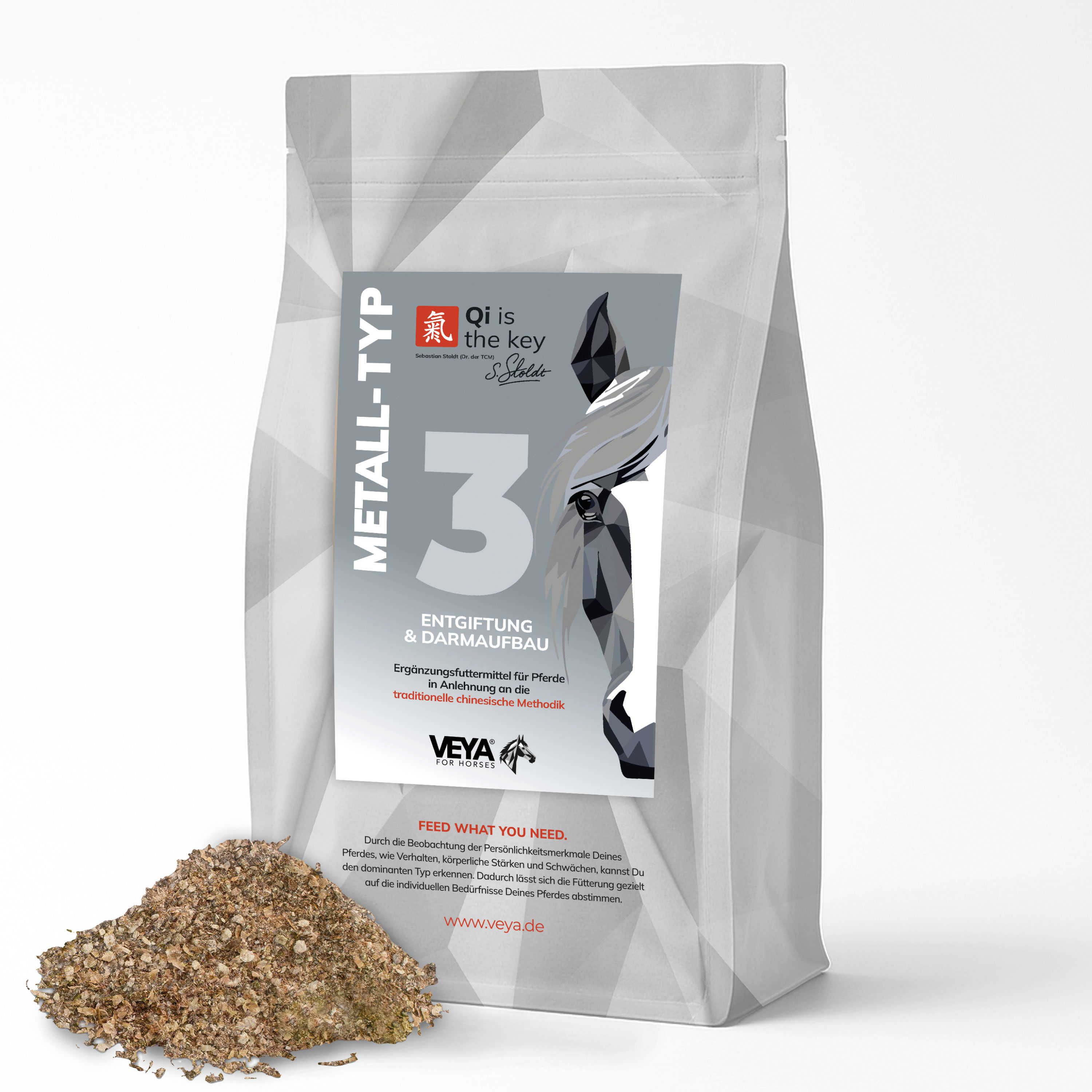 Veya Metall-Typ 3 Entgiftung & Darmaufbau 1,5 kg Stärke den Darm
