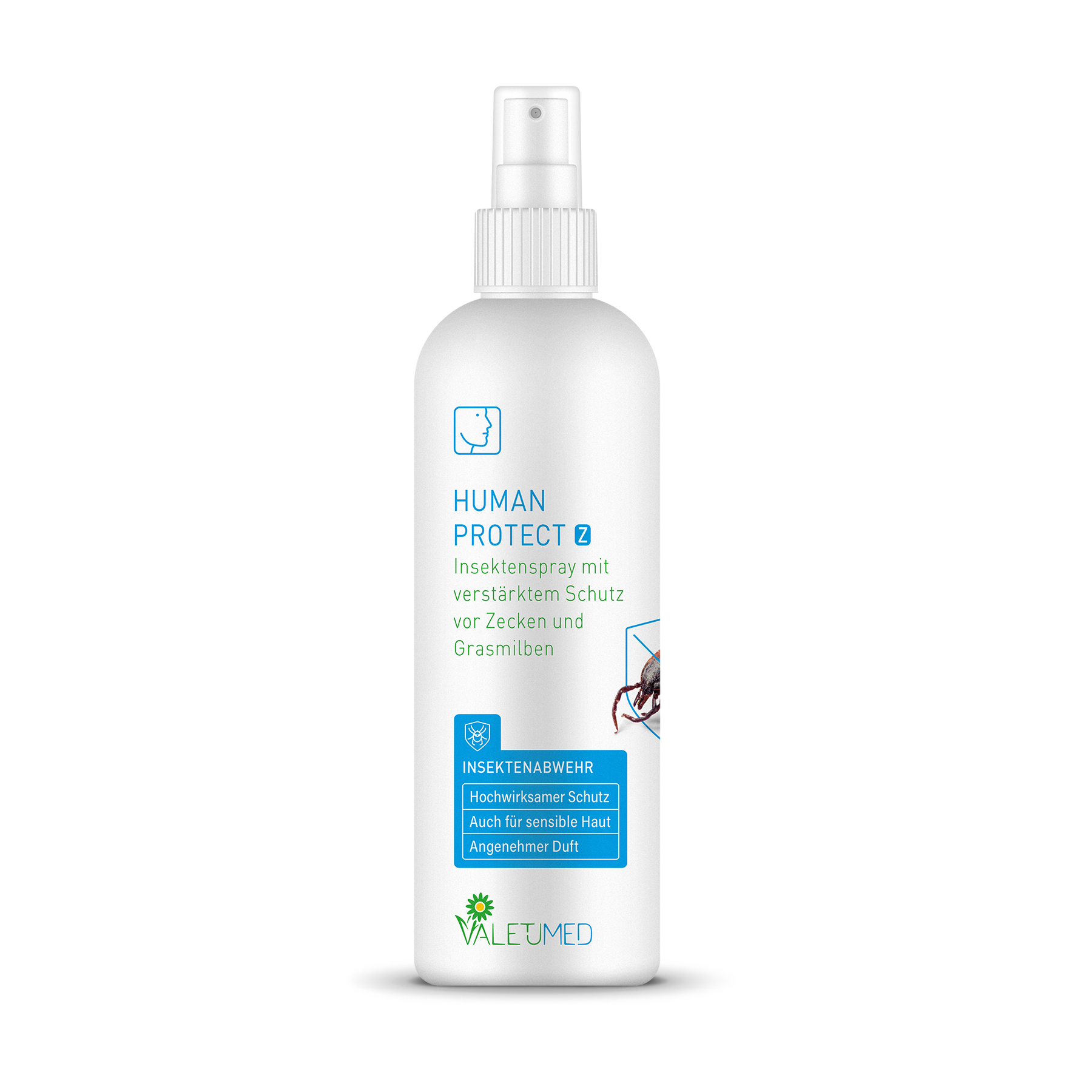 Valetumed Human Protect Z 100 ml Zur zuverlässigen Insektenabwehr