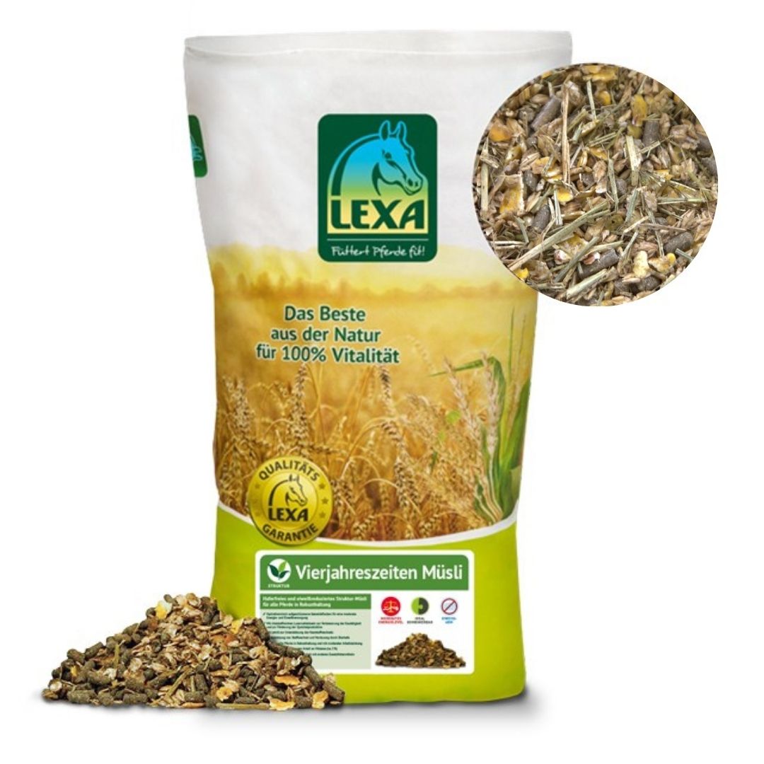 Lexa Vierjahreszeiten Müsli 15kg Haferfreies Struktur-Müsli