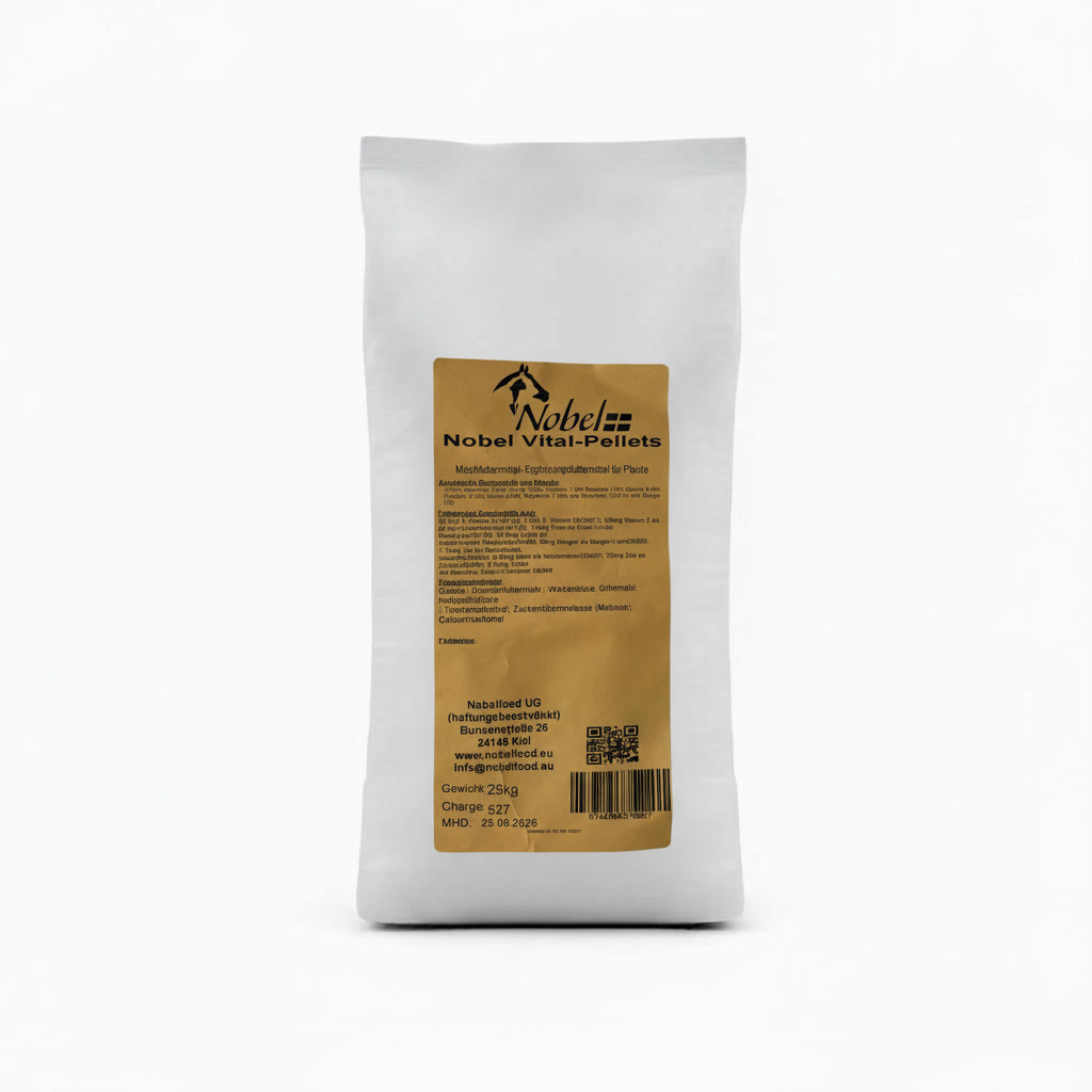 Nobel Vital Pellets 25kg Haferfreie Basispellet