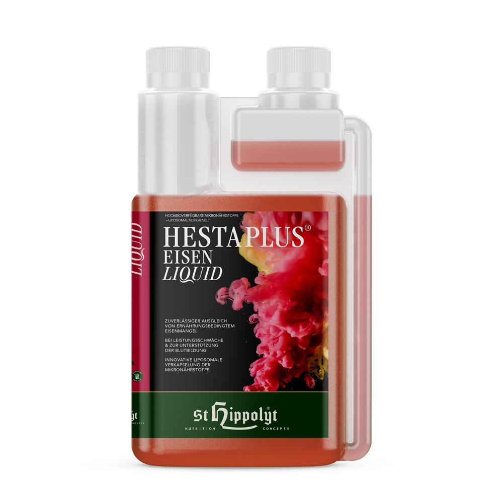 St.Hippolyt Hesta plus Eisen Liquid 1L Hochbioverfügbare Mikronährstoffe – liposomal verkapselt