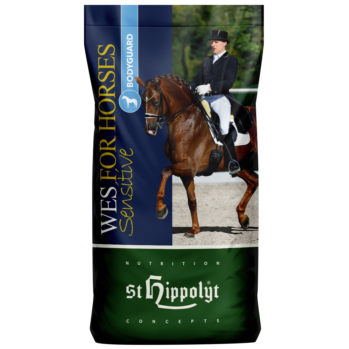 St.Hippolyt Wes Sensitive Bodyguard 20kg Muskel & Mineral ohne Soja
