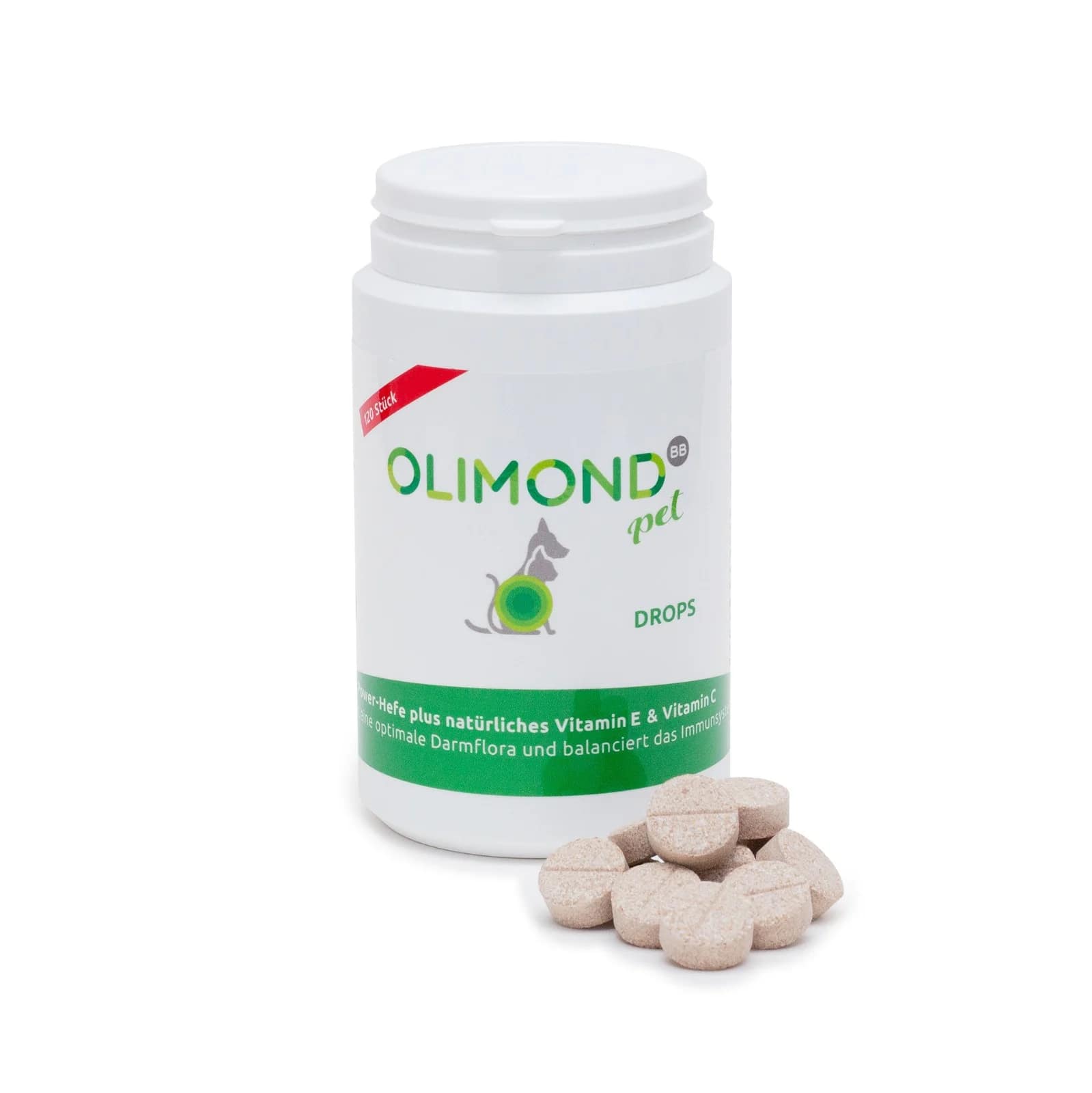 Olimond Bb Drops Pet 120 Stück Für Darmflora & Immunsystem