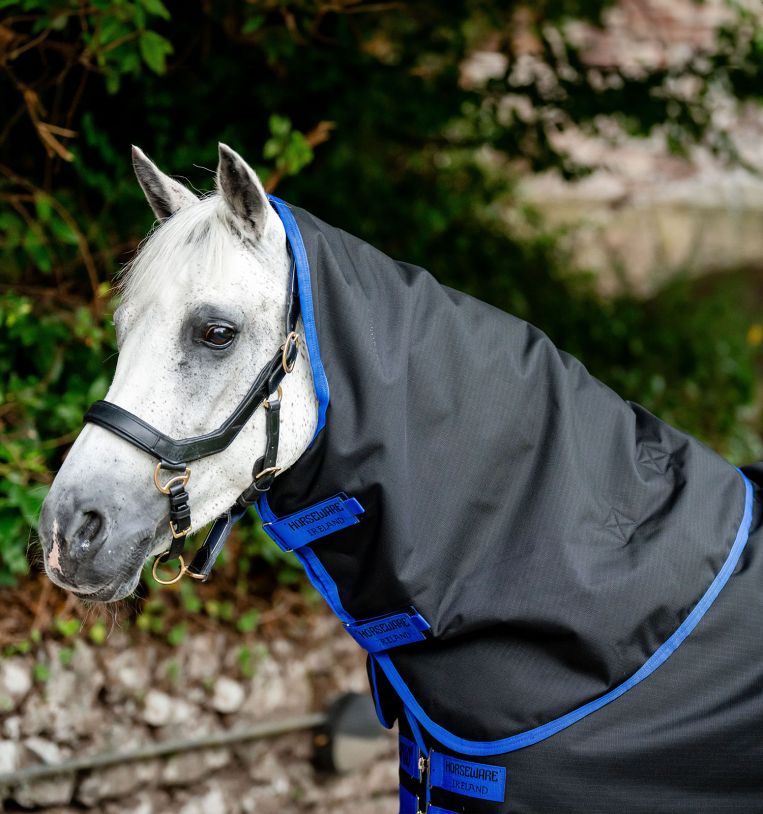 Horseware Amigo Halsteil 0g Ripstop 900D Turnout Small (115-125 cm), Black/ Classic Blue