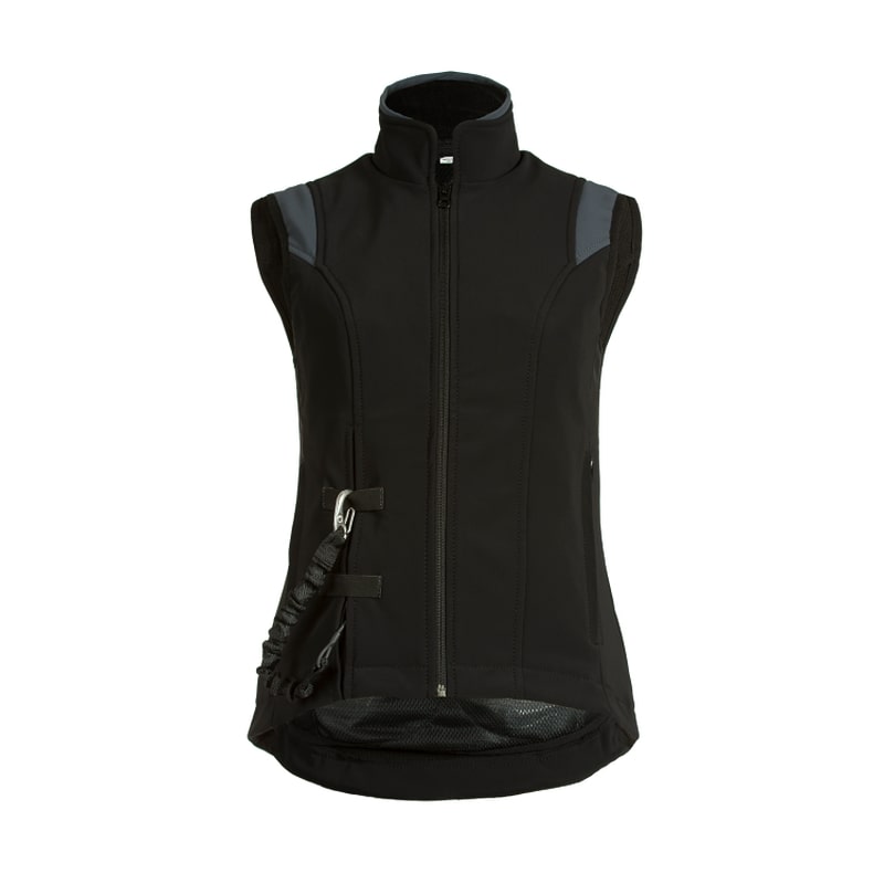 Helite Airshell-Weste Xl, schwarz/grau