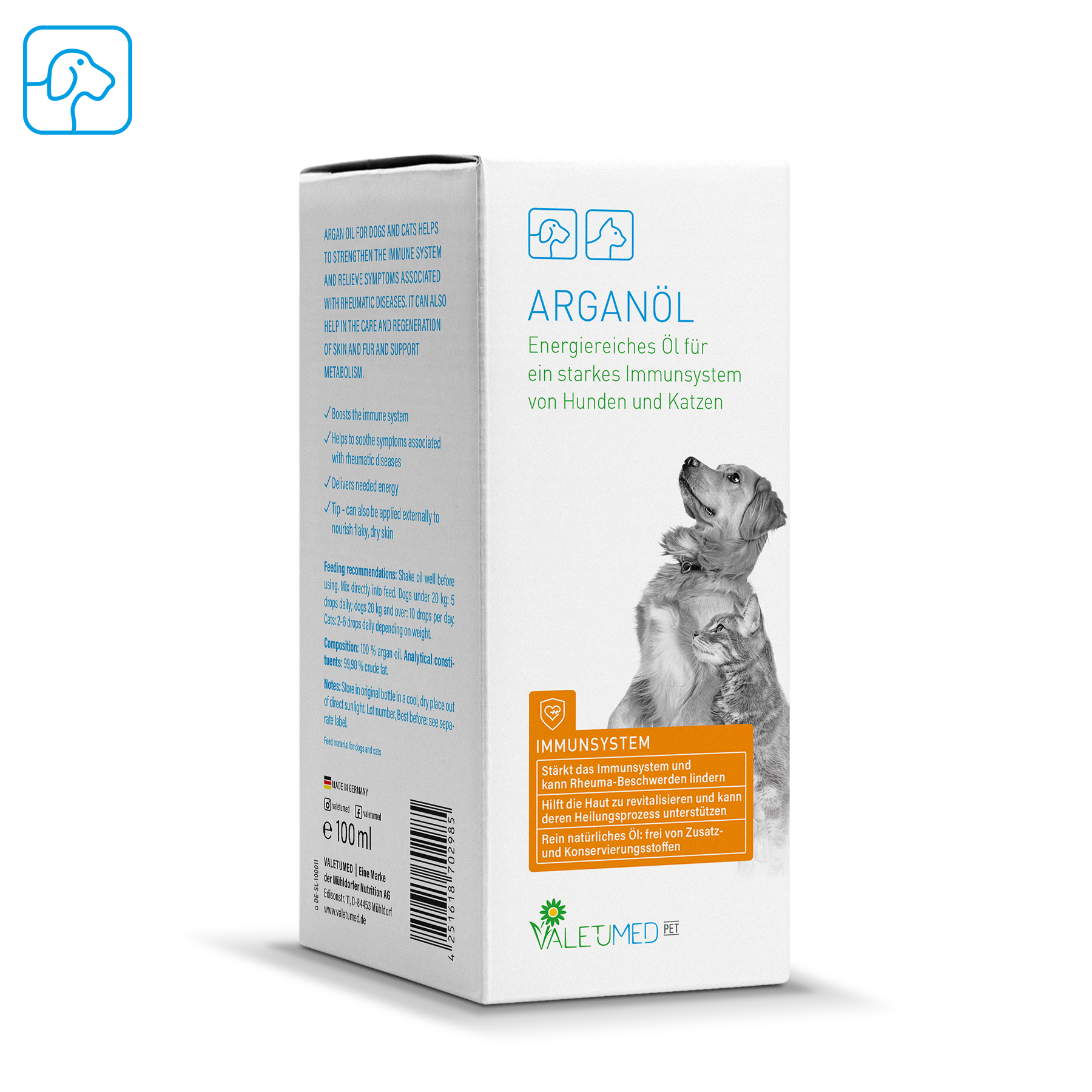 Valetumed Arganöl 100 ml Für ein starkes Immunsystem
