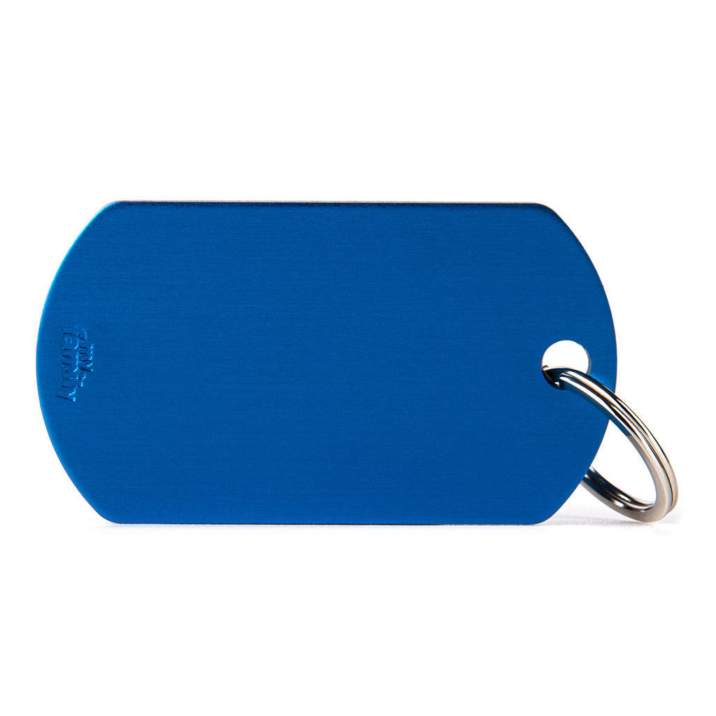 MyFamily Anhänger Basic Military Groß Blau 51 x 28 mm