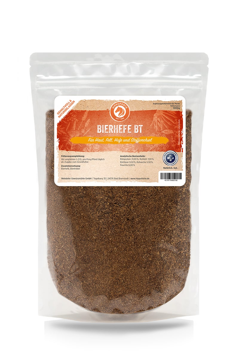 Hippoforte Bierhefe Bt 1 kg Für Fell, Haut & Hufe