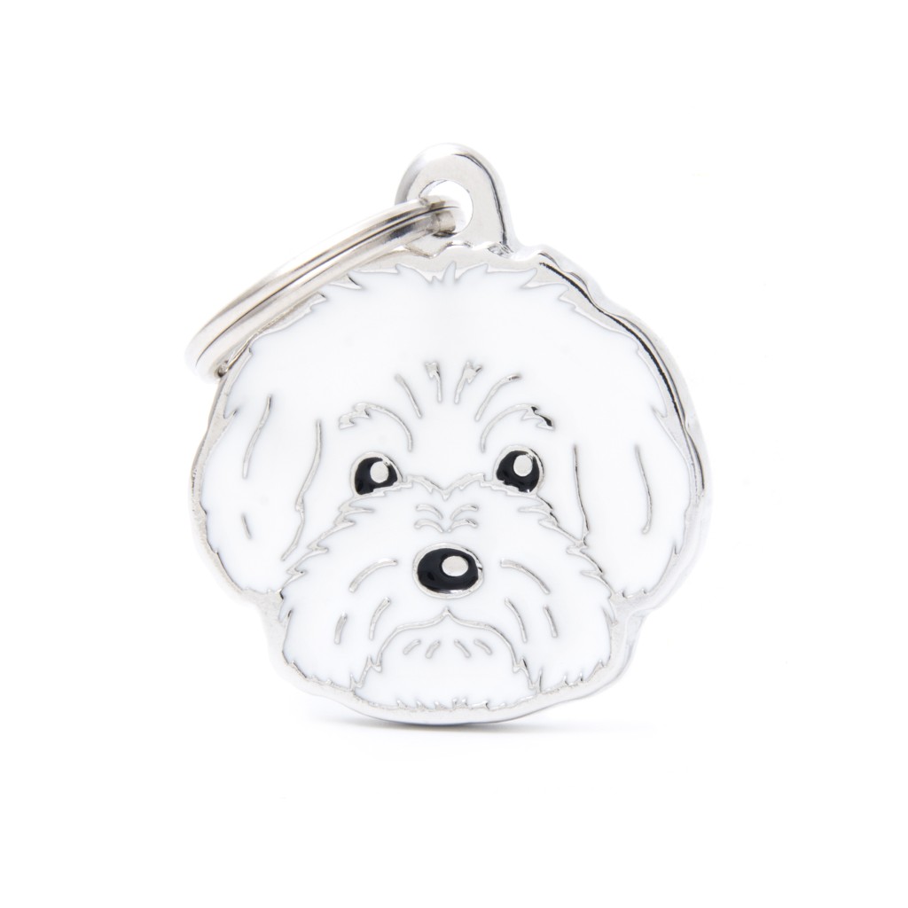 MyFamily Hundemarke Friends Bologneser 25 x 26 mm