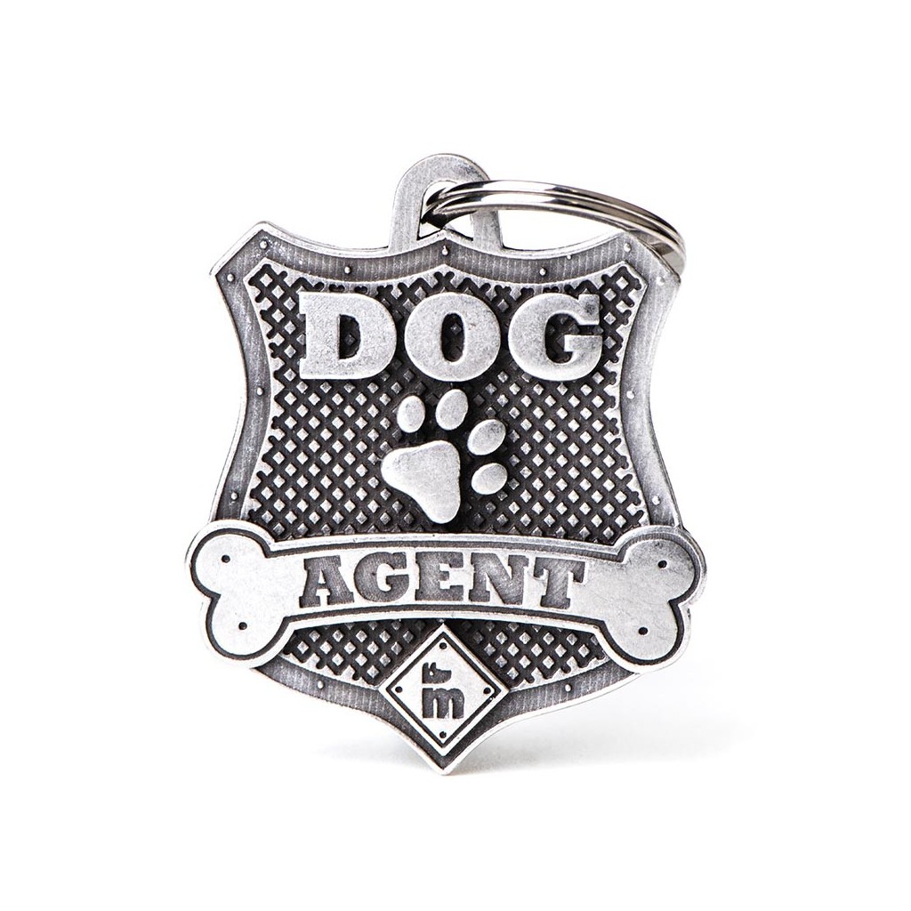 MyFamily Hundemarke Bronx Dog Agent 35 x 41 mm