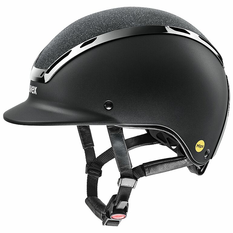 uvex Exxeed Starshine Mips Reithelm Black, Gr. Xxs-S