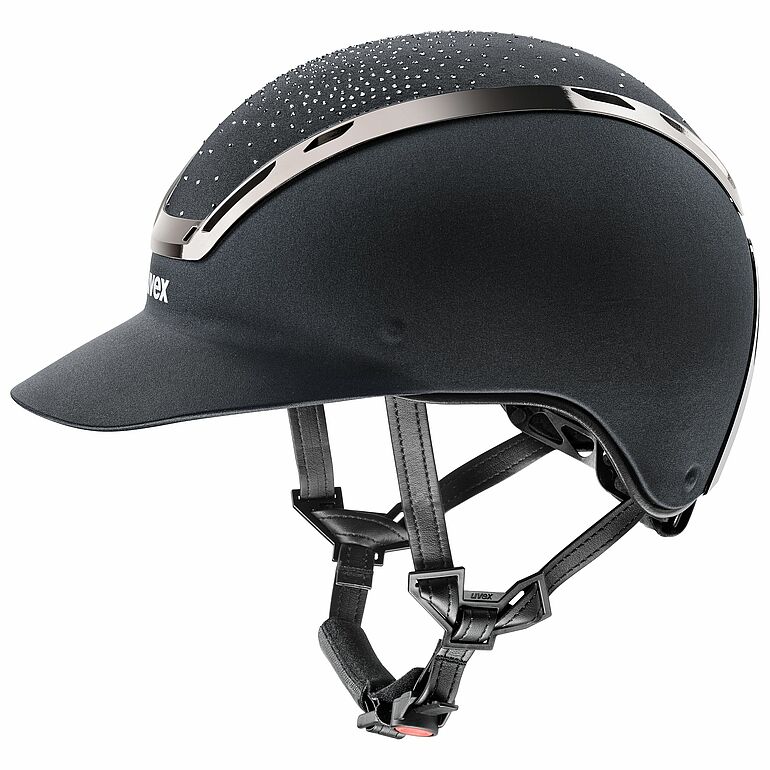 uvex Exxeed Lady Reithelm Black, Gr. S-M