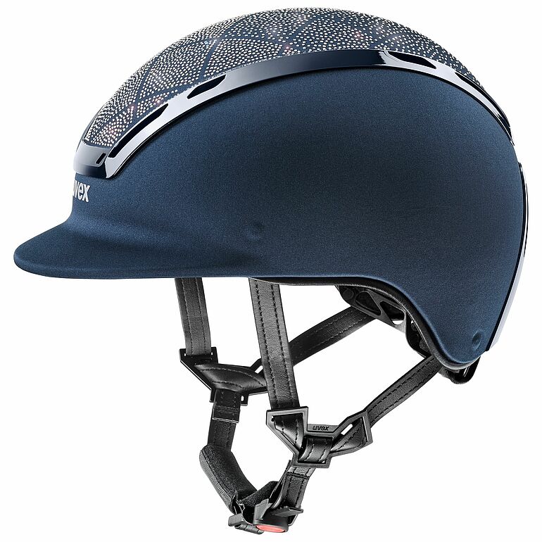 uvex Exxeed Flash Reithelm Navy, Gr. M-L