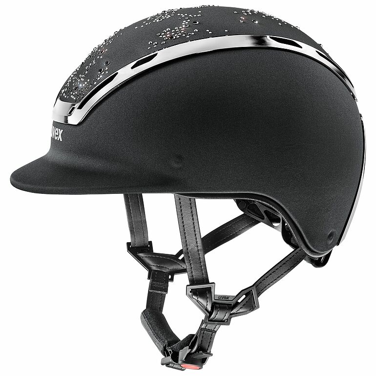uvex Exxeed Diamond Reithelm Black, Gr. S-M
