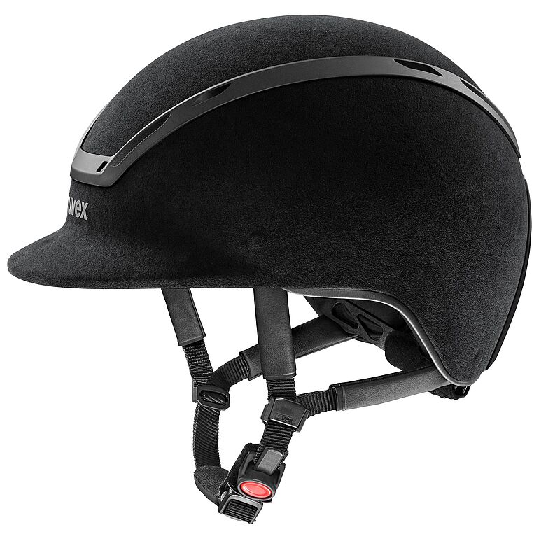 uvex Exxeed Classical Reithelm Black Mat, Gr. S-M