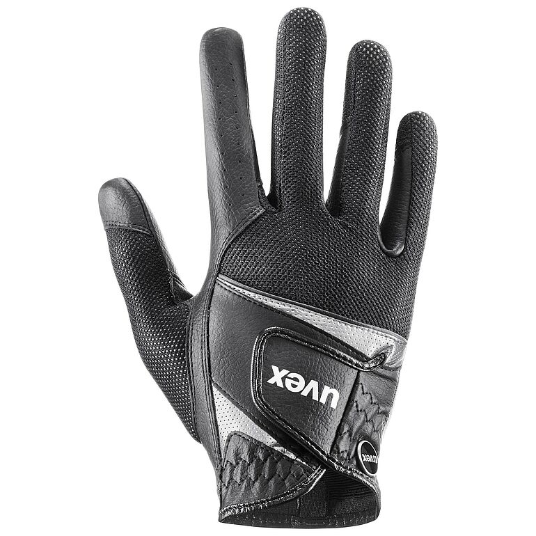 uvex Sumair Reithandschuh Black-Silver, Gr. 8