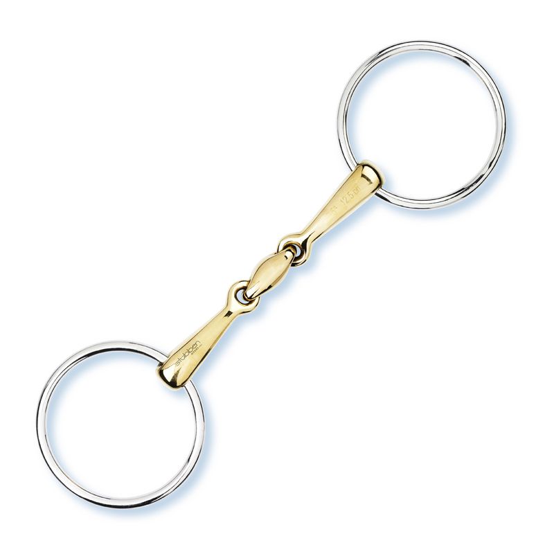 Stübben Gebiss 2222 Wassertrense Sweet Cooper doppelt gebrochen Weite 14,0 cm, Stärke 16 mm