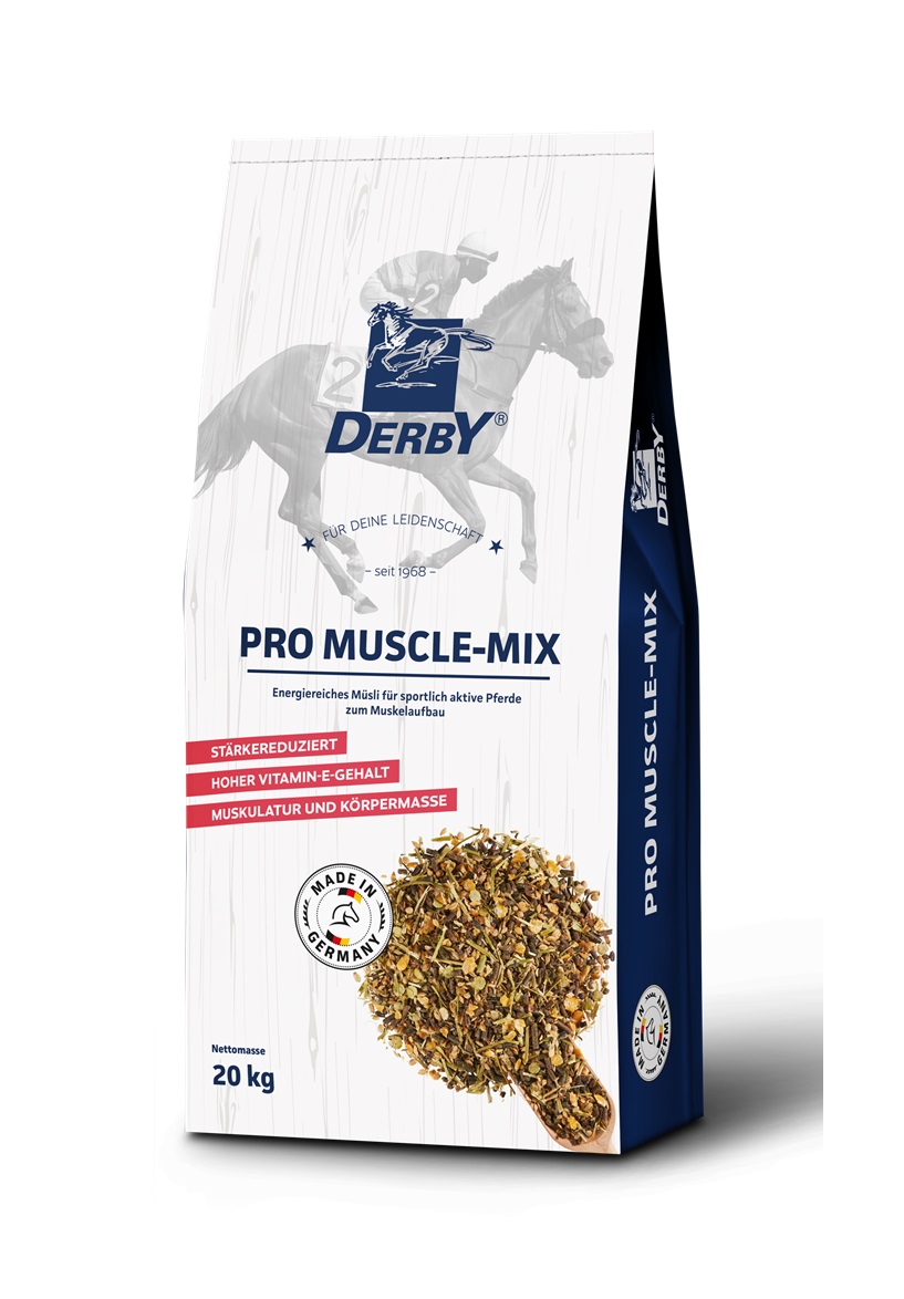 Derby Pro Muscle Mix Müsli 20kg Stärkereduziertes Sportmüsli