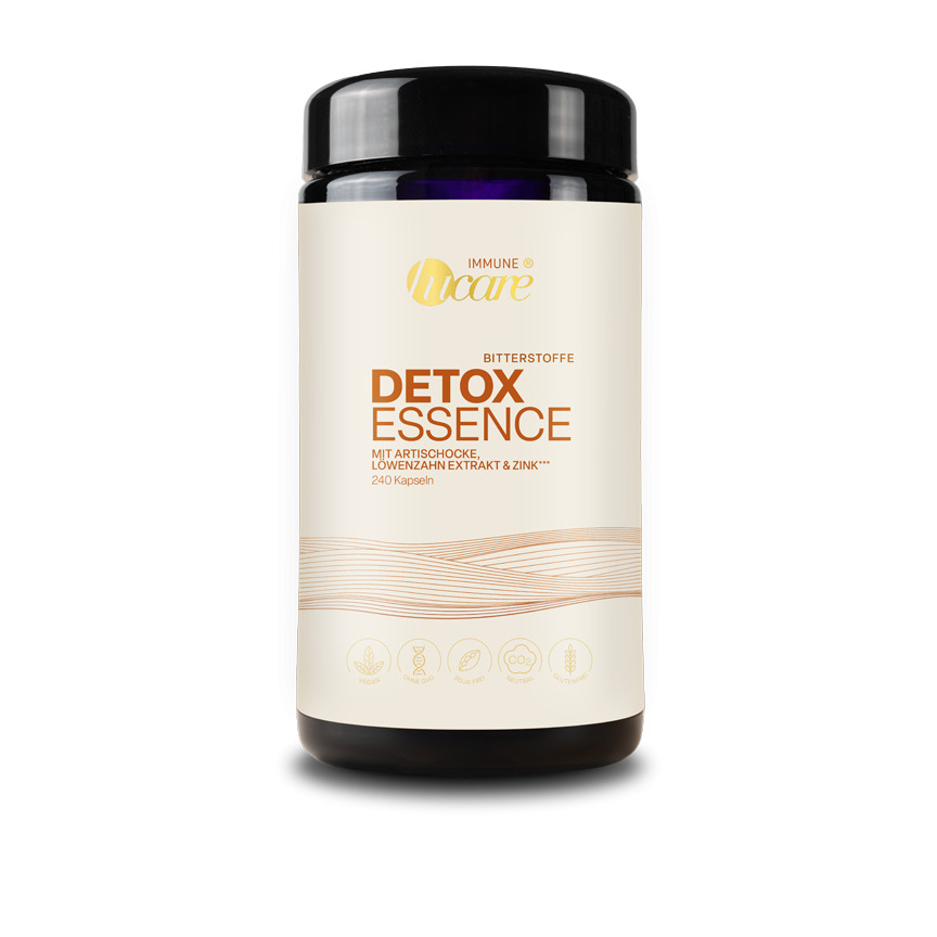 hucare Detox Essence 240 Kapseln Kraft der Bitterstoffe