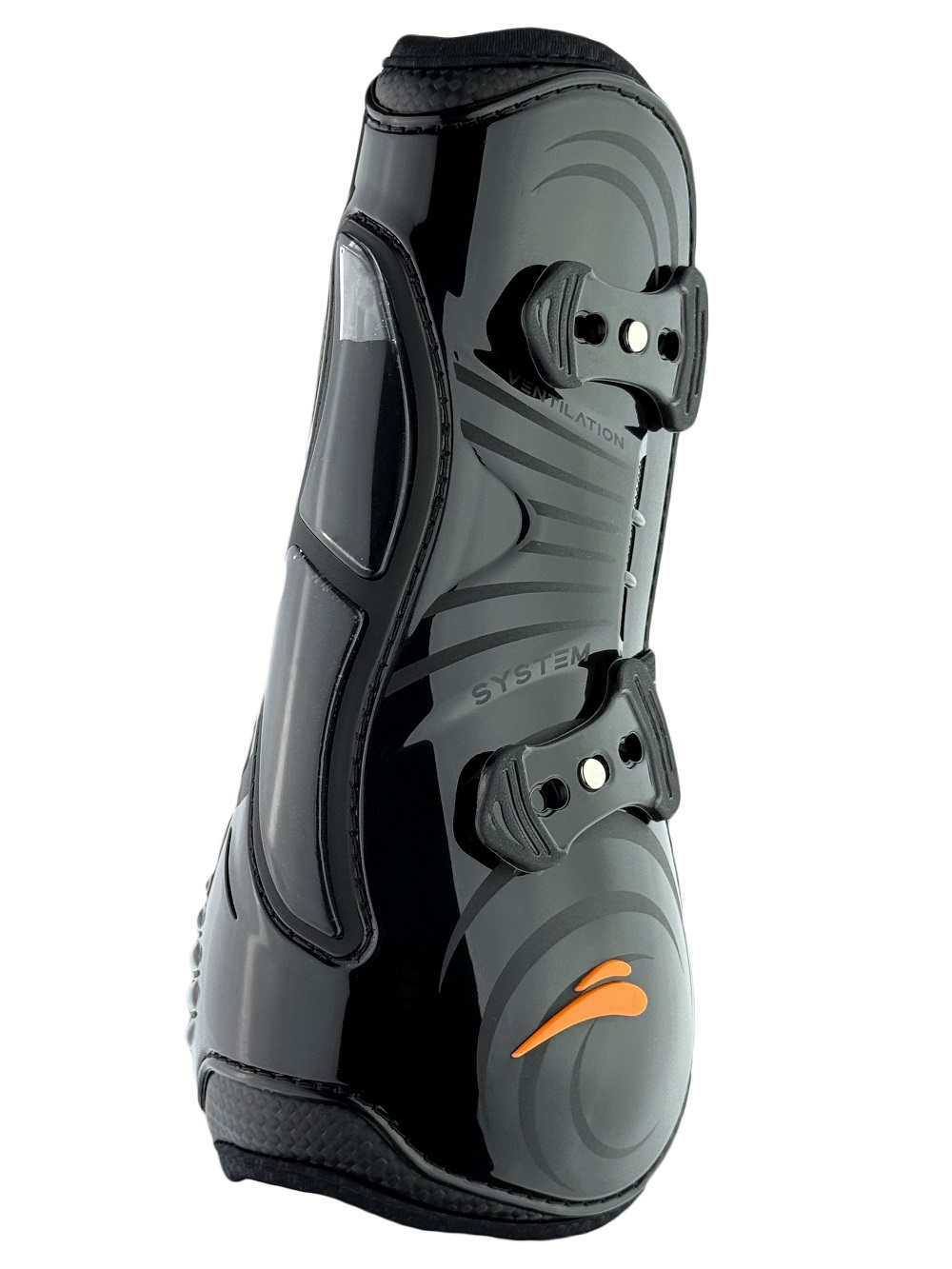 eQuick® eAirshock Legend Gamaschen Black, Gr. L