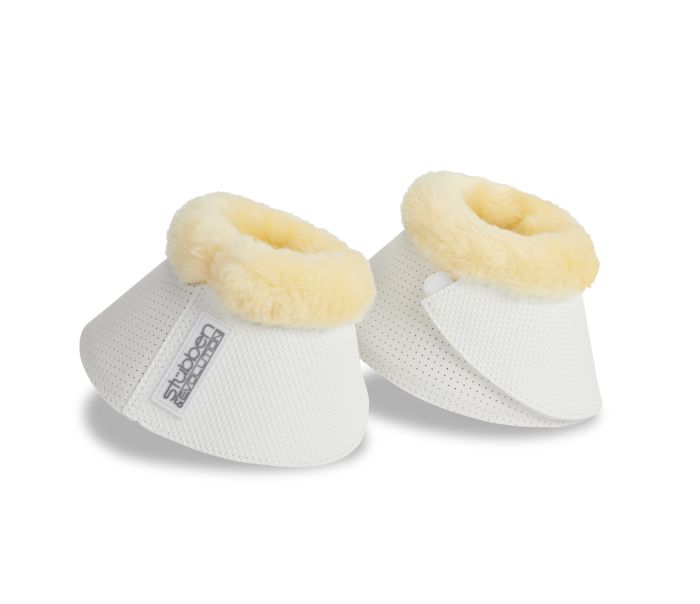 Stübben Gravity Hufglocken mit Fleece Weiß, Gr. L