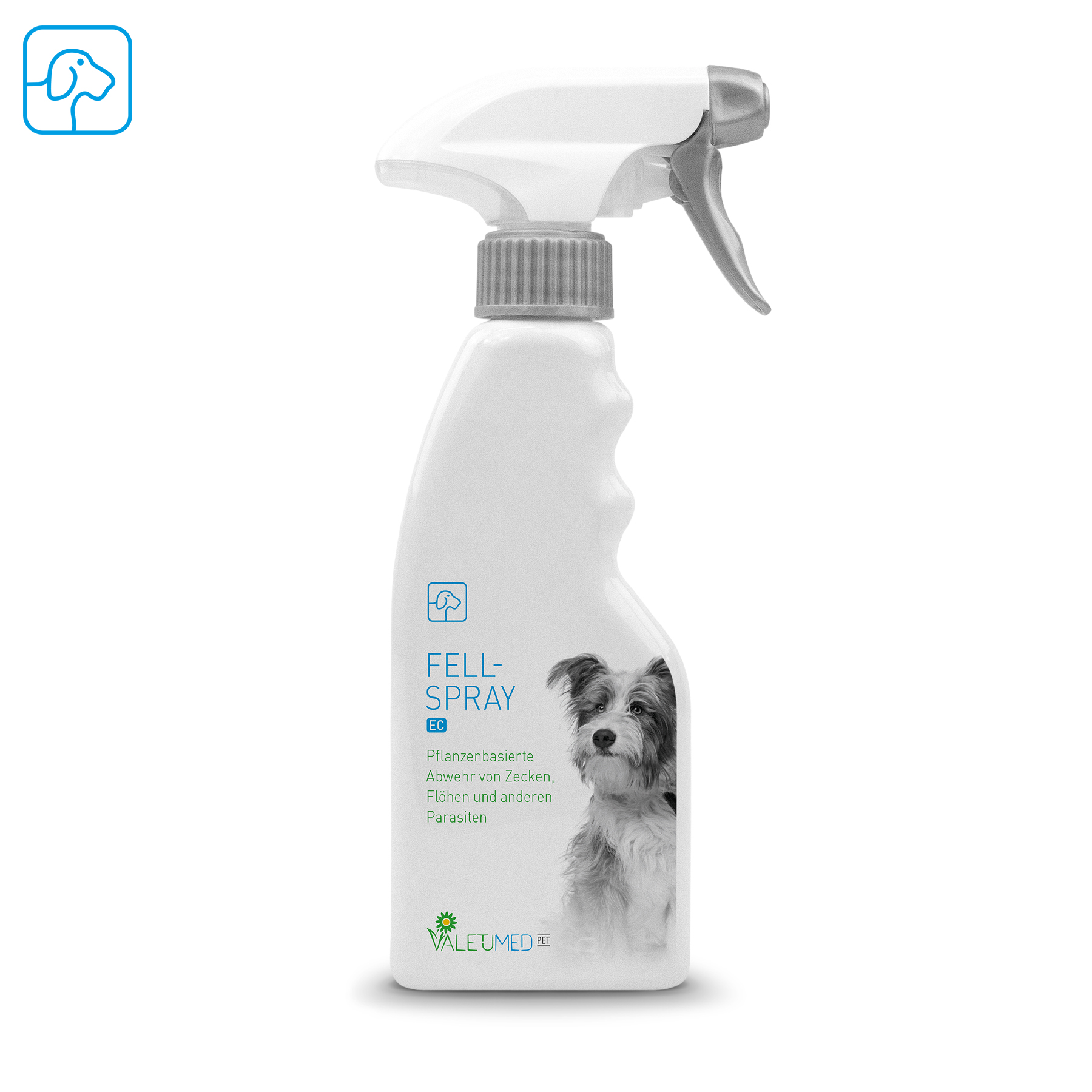 Valetumed Fellspray Ec 200 ml Zur Abwehr von Zecken, Flöhen und anderen Ektoparasiten