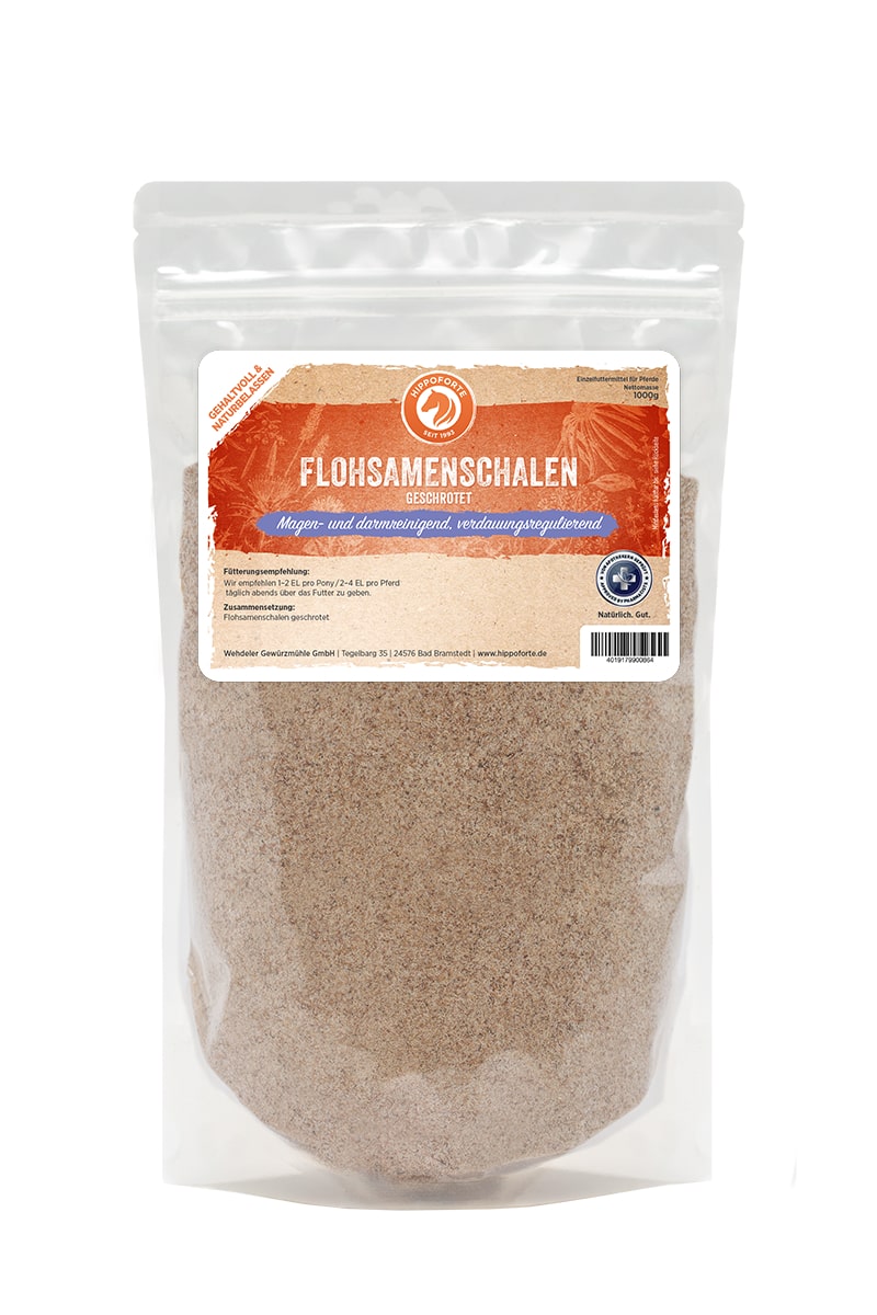 Hippoforte Flohsamenschalen 1kg Natürliche Unterstützung der Verdauung