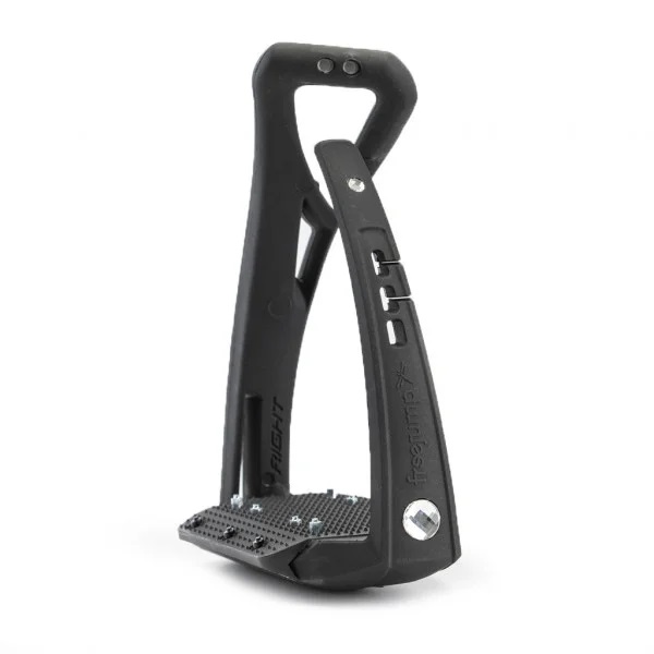 Freejump Steigbügel Soft Up Pro Plus Crystal Schwarz/ Schwarz