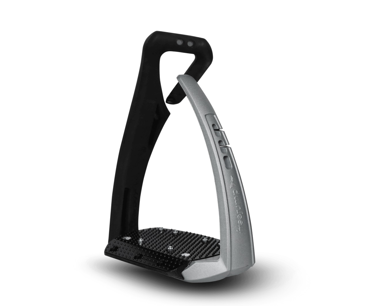 Freejump Steigbügel Soft Up Pro Plus Schwarz/ Silber