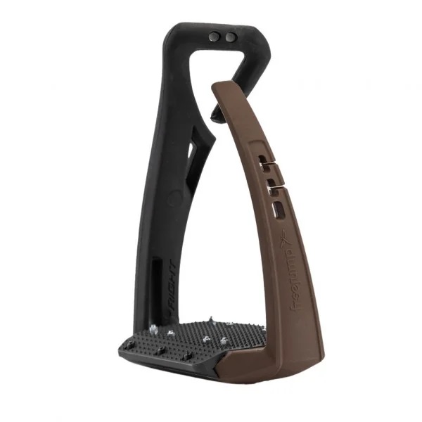 Freejump Steigbügel Soft Up Pro Plus Schwarz/ Braun