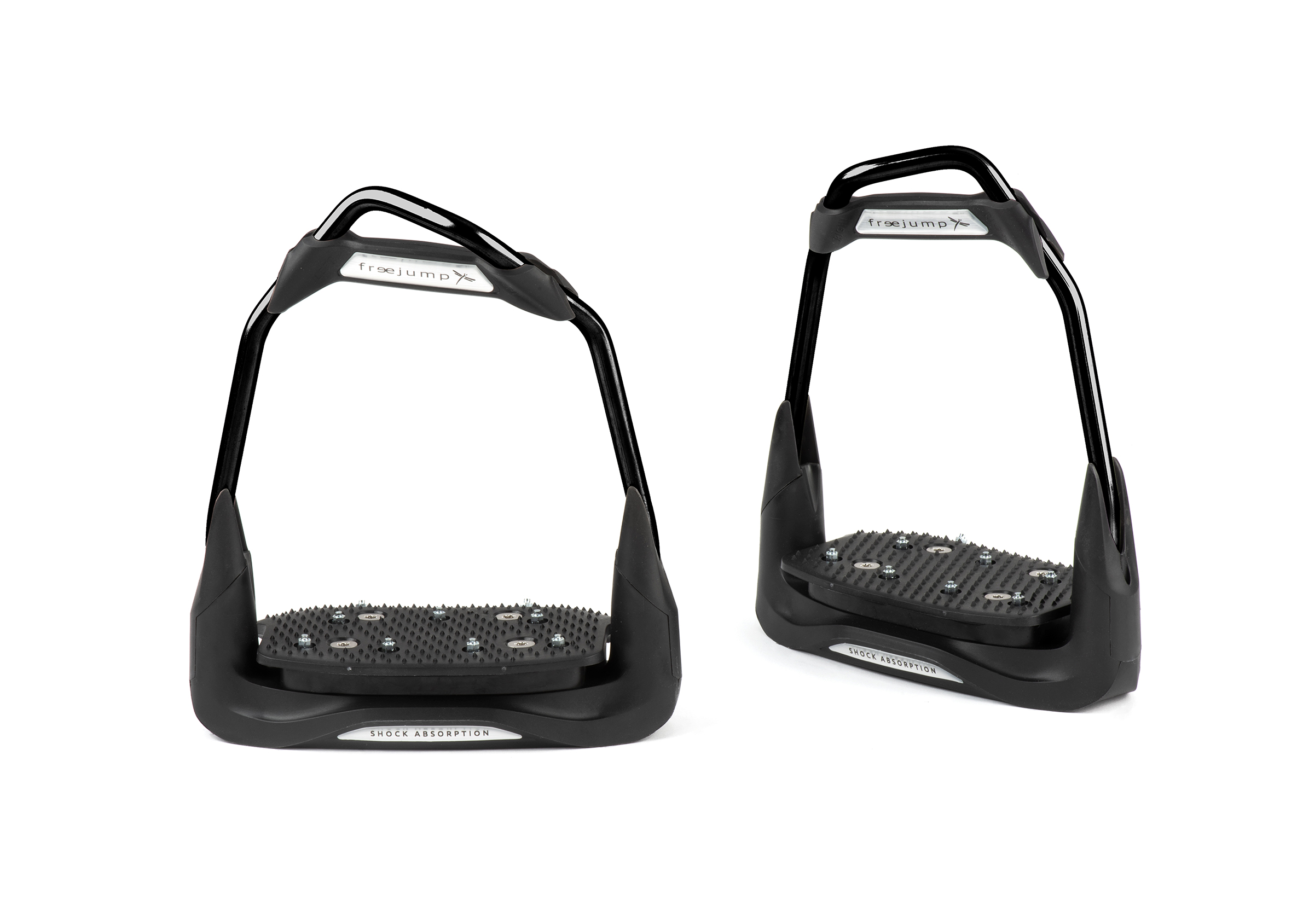 Freejump Steigbügel Air's Full Black 10-30 Schwarz/ Schwarz