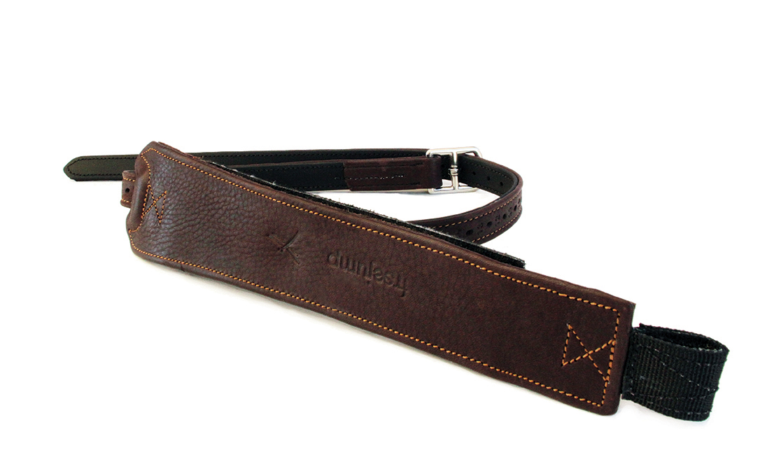 Freejump Steigbügelriemen Pro Grip Leder Braun, Gr. L