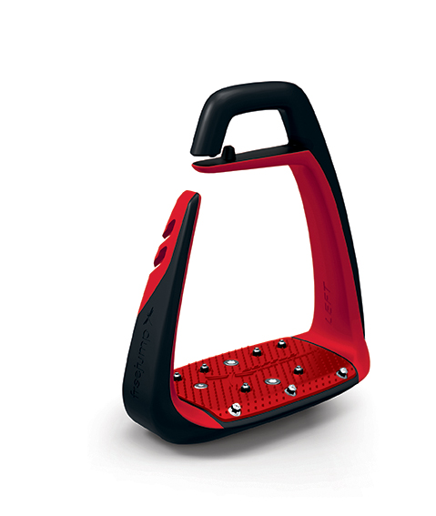 Freejump Steigbügel Soft Up Classic Schwarz/ Rot