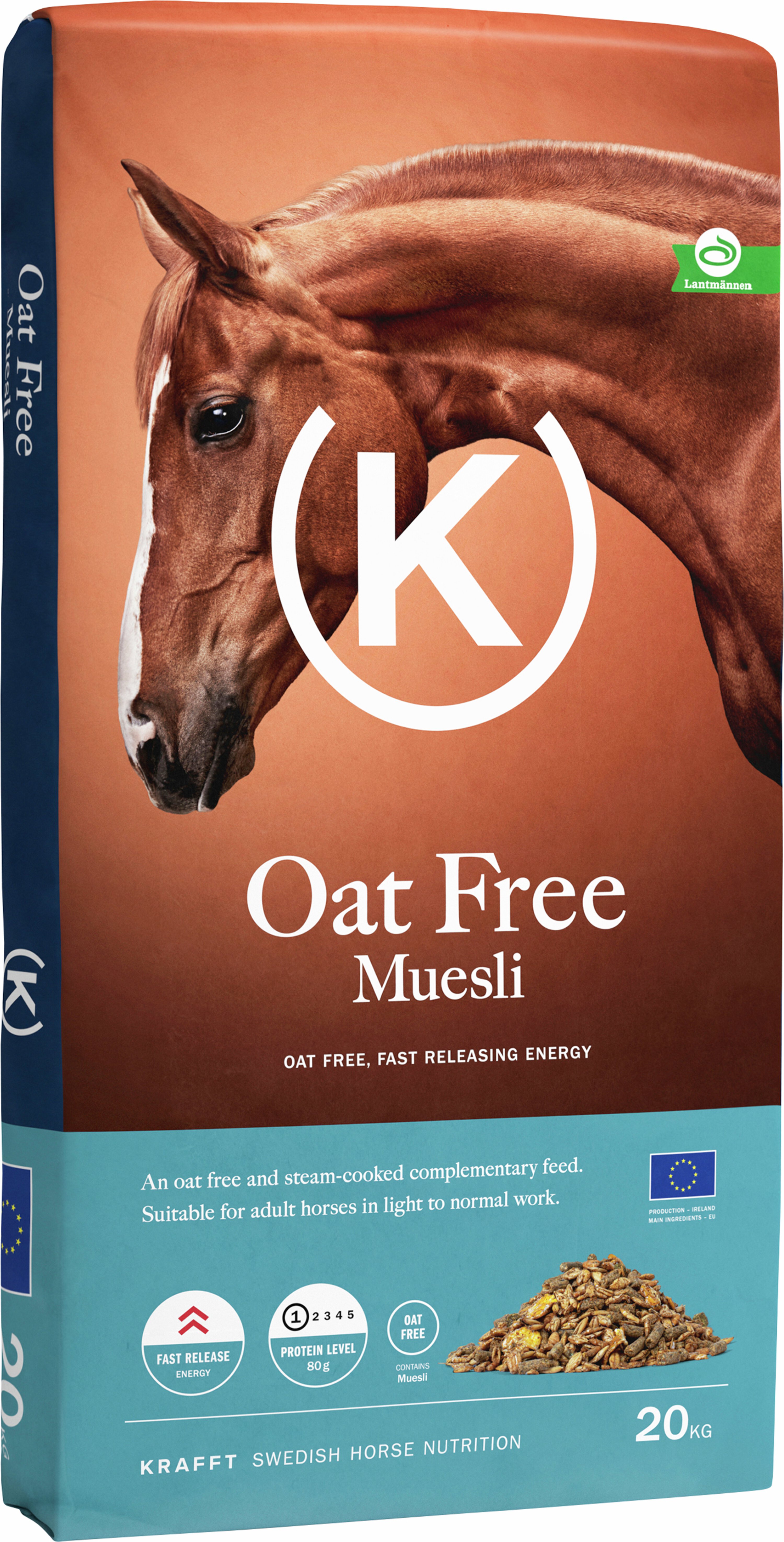 Krafft Oat Free Muesli 20 kg niedriger Zuckergehalt