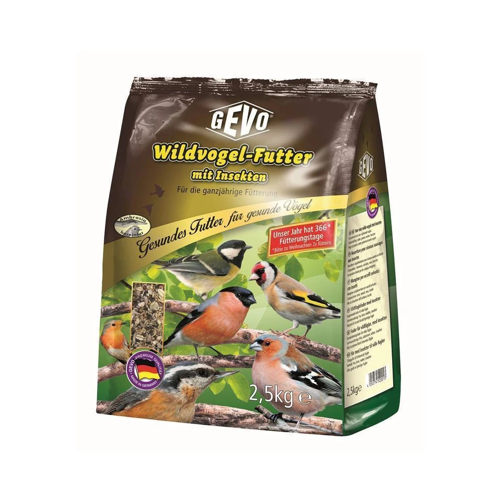 Gevo Wildvogelfutter mit Insekten 2,5 kg Mit Insekten