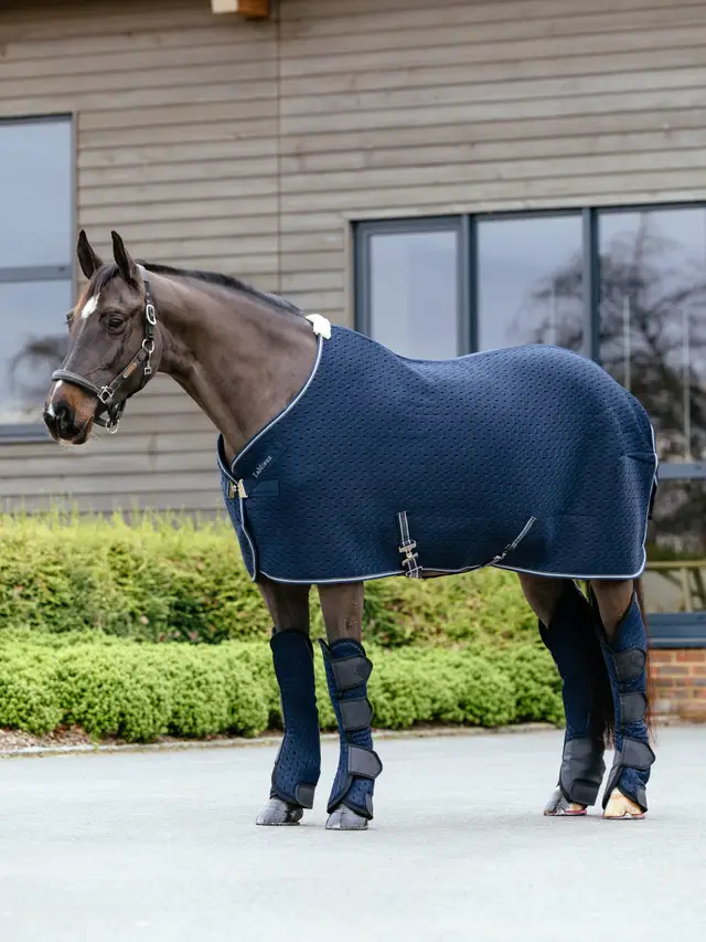 LeMieux Kudos 3D Mesh Travel Rug Navy, 120 cm