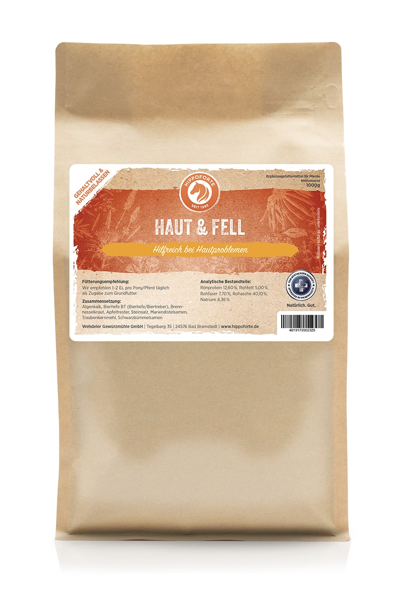 Hippoforte Haut & Fell 1 kg Kräutermischung für Haut und Fell