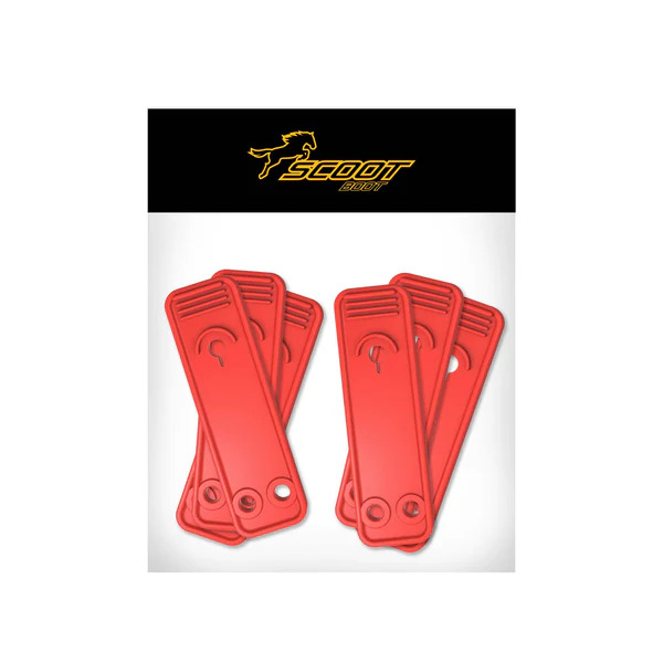 Scootboot Front Straps Standard Hibiscus, Gr. Standard