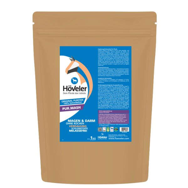 Höveler Pur.Mash 1 kg Beutel Getreidefreies Mash